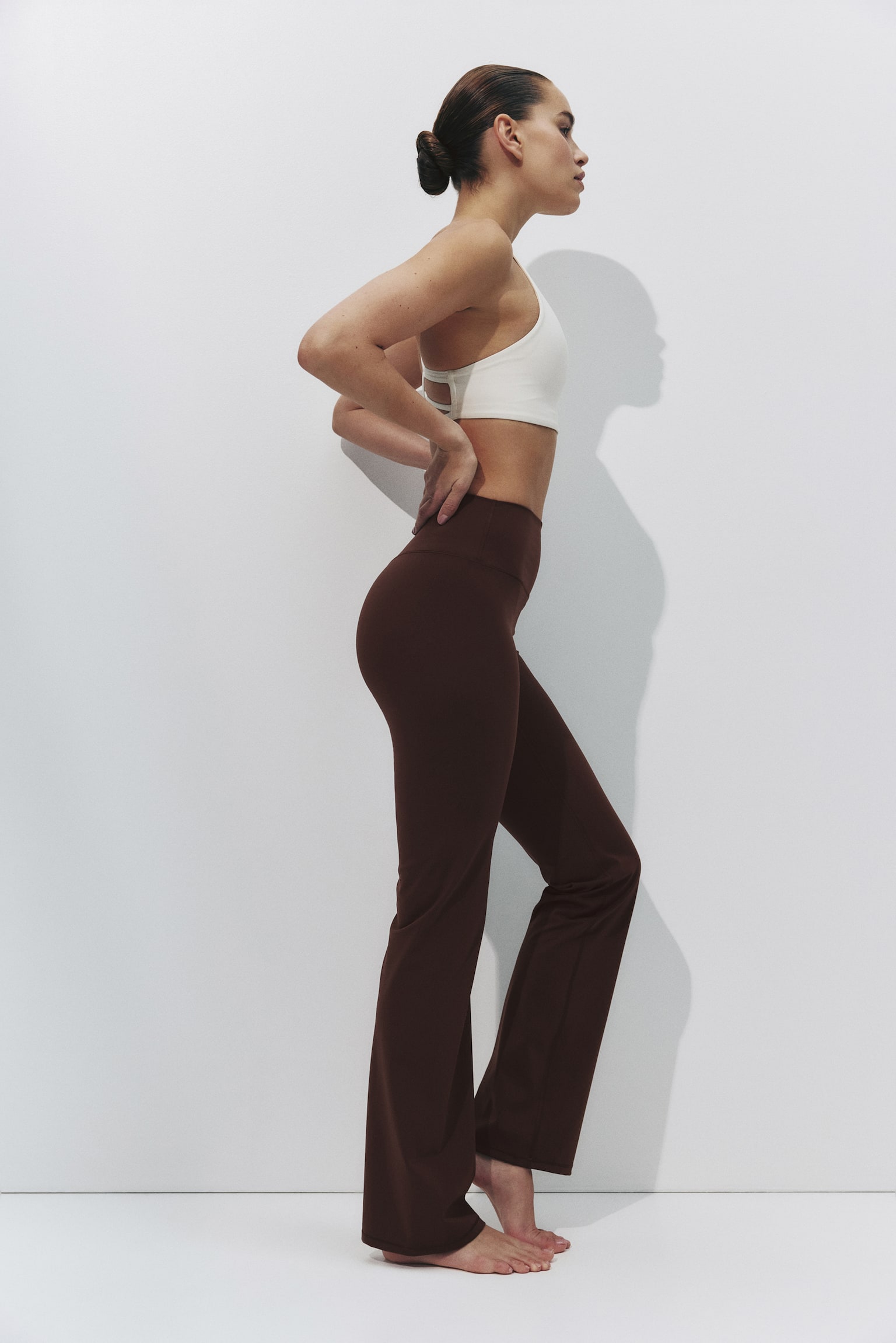 SculptMove™ Ausgestellte Sportleggings - Braun/Schwarz/Beige - 7