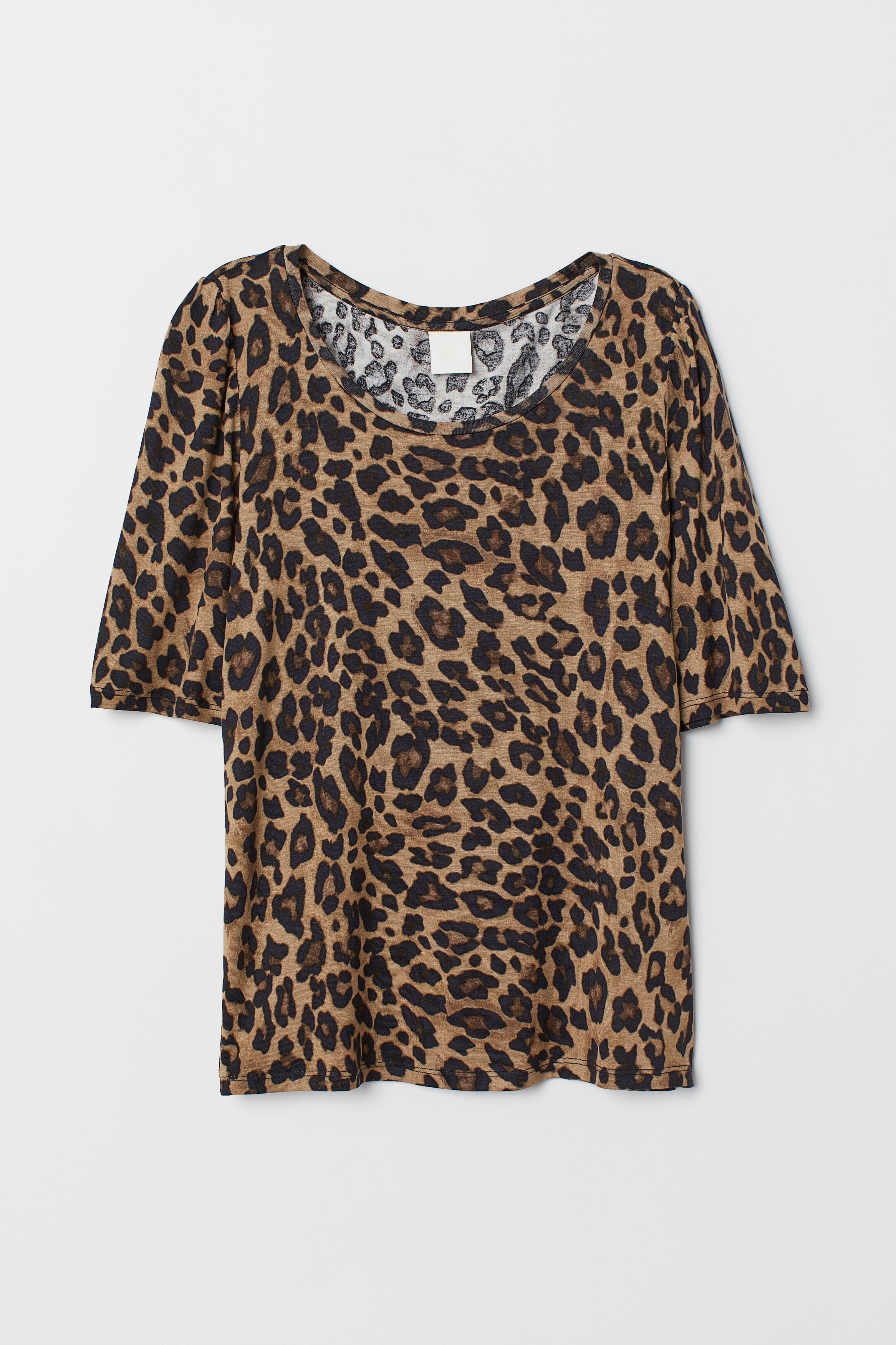 T shirt leopard fashion h&m