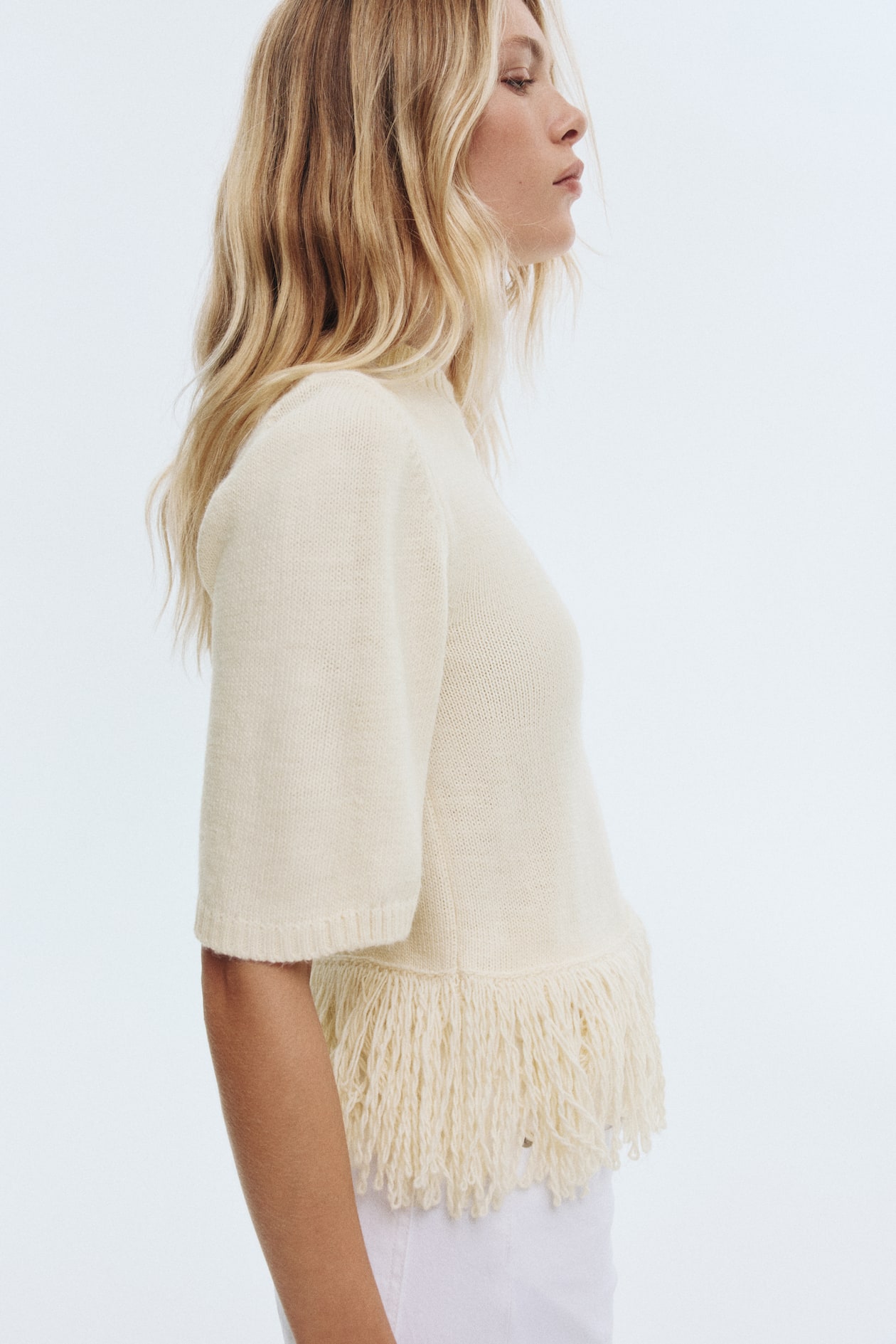Sweater with Fringe - image 2