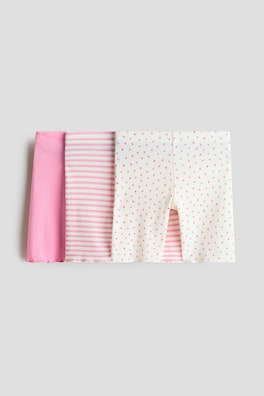 3-pack ribbad cykelbyxa