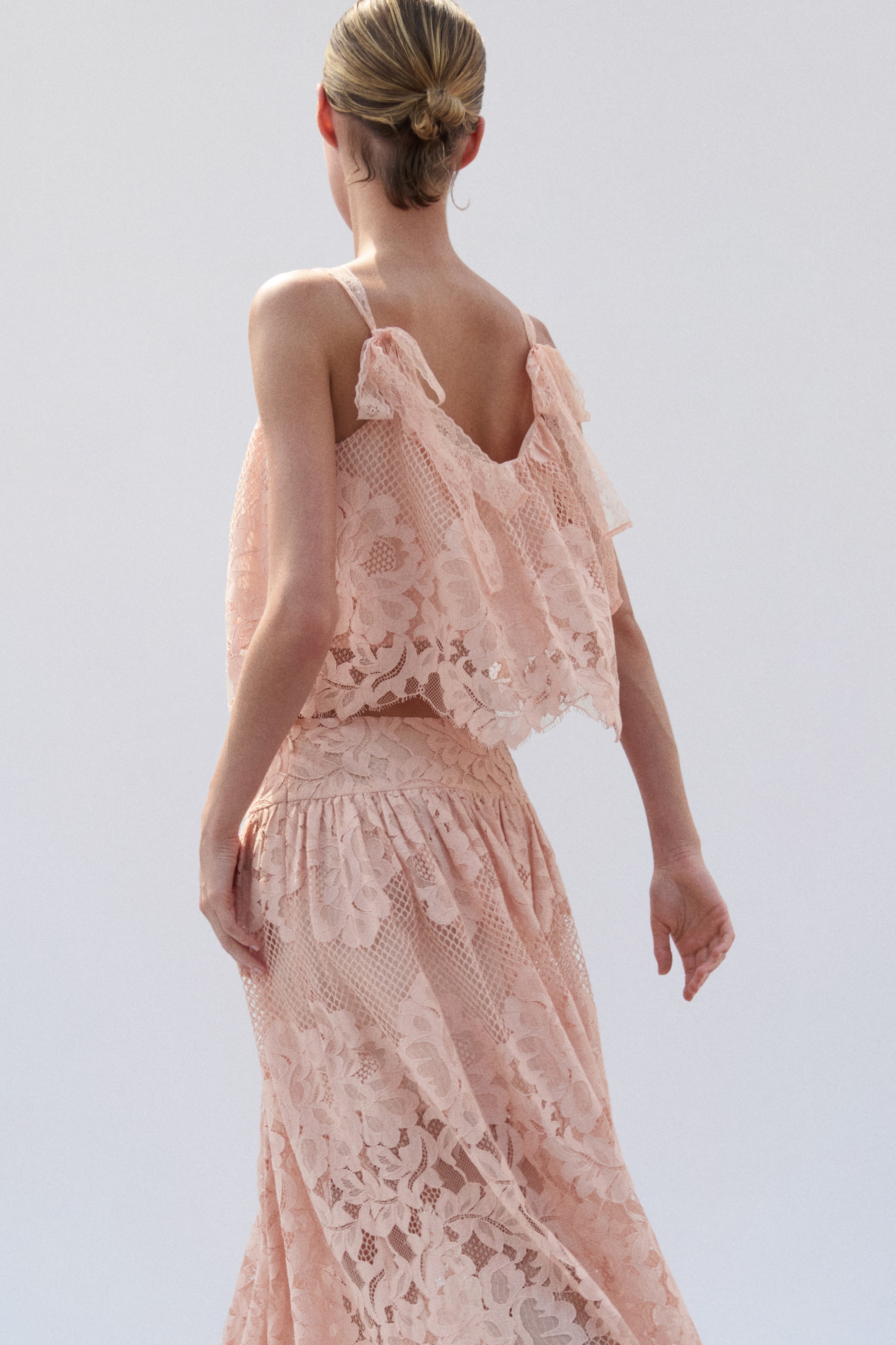 Scalloped Lace Top