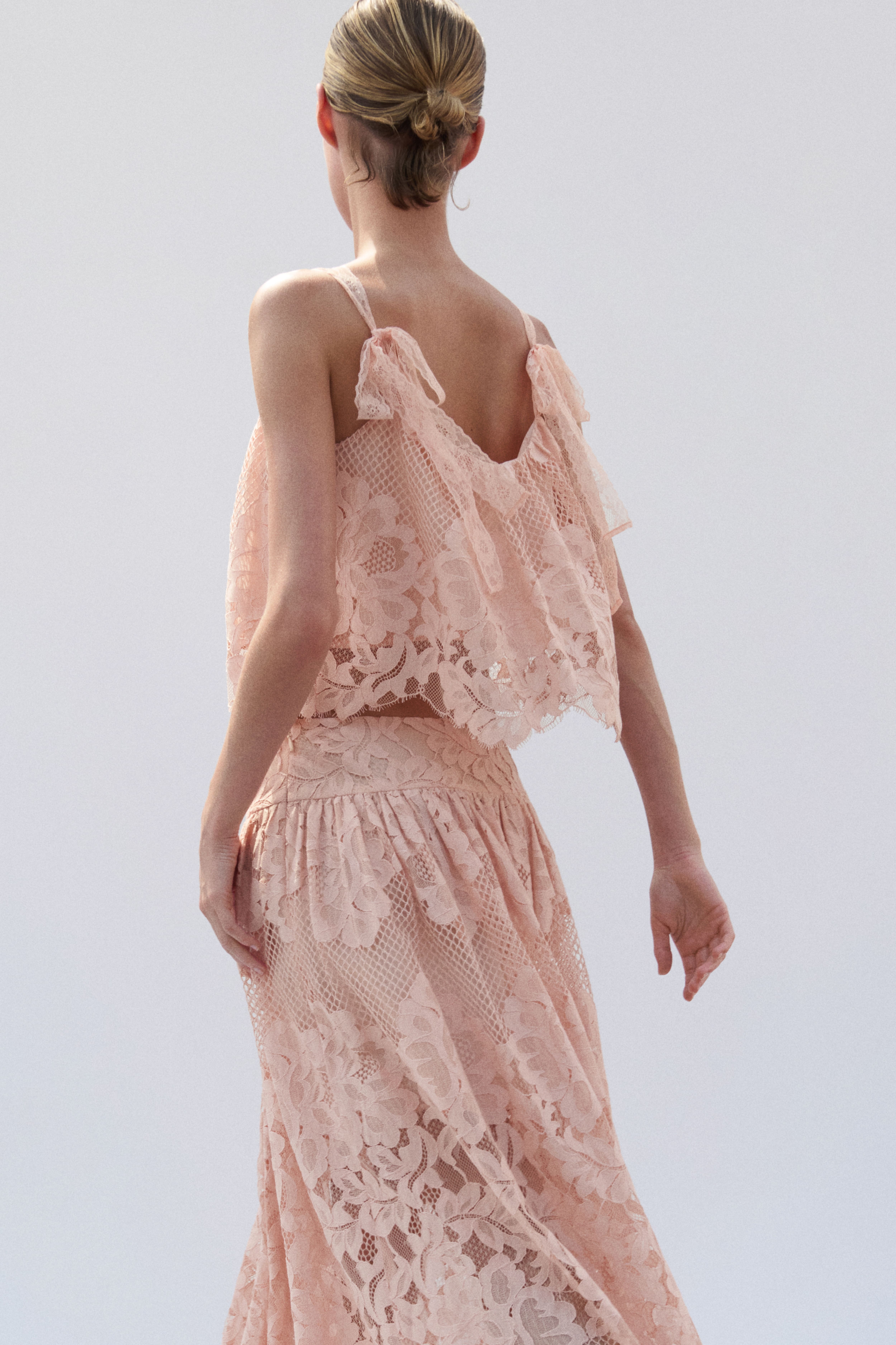 Scalloped Lace Top