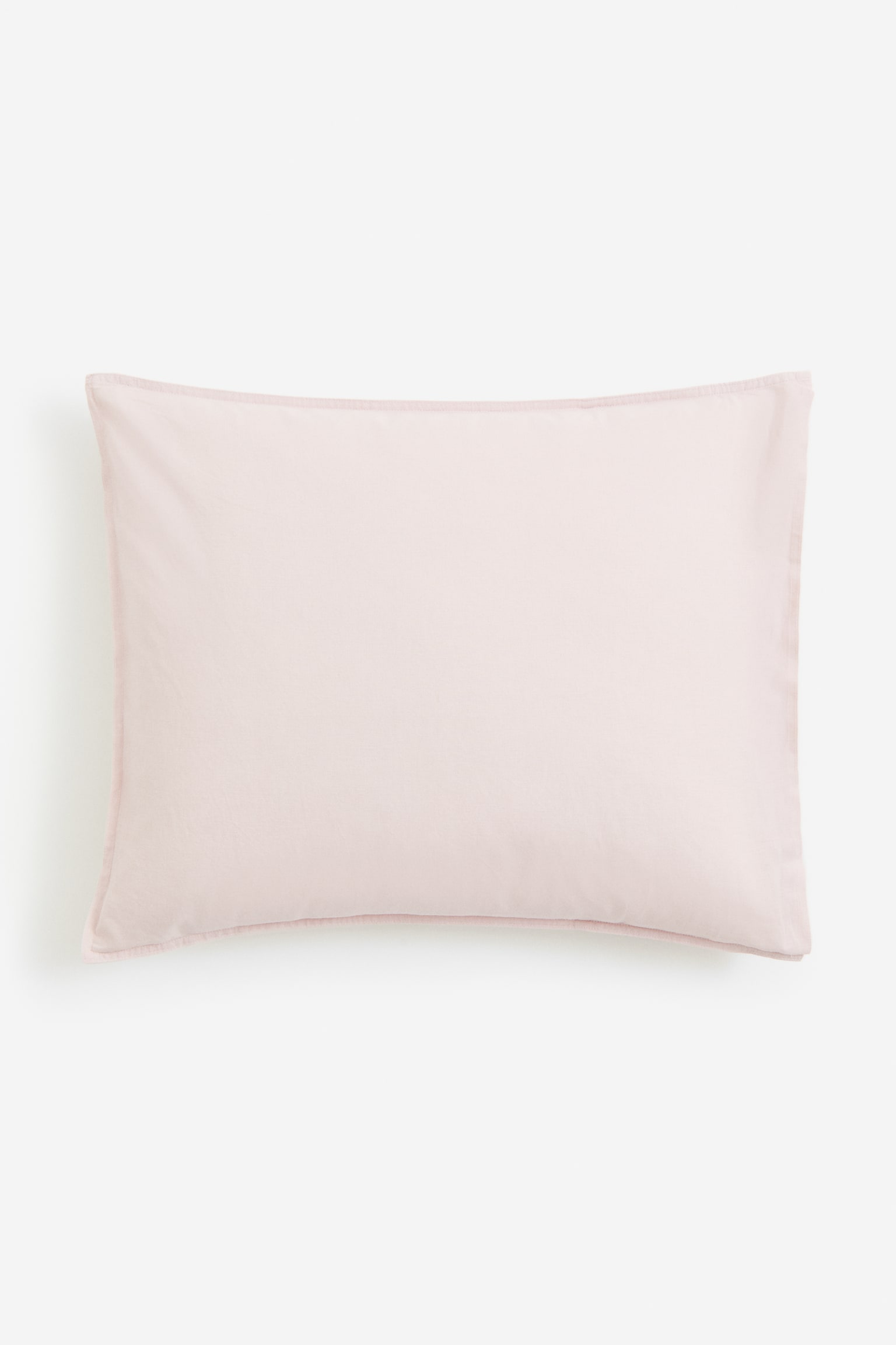 Washed linen-blend pillowcase - Powder pink/White/Grey/Beige/Dark yellow/Beige/Mint green/Mole/Dusty blue/Light green - 2