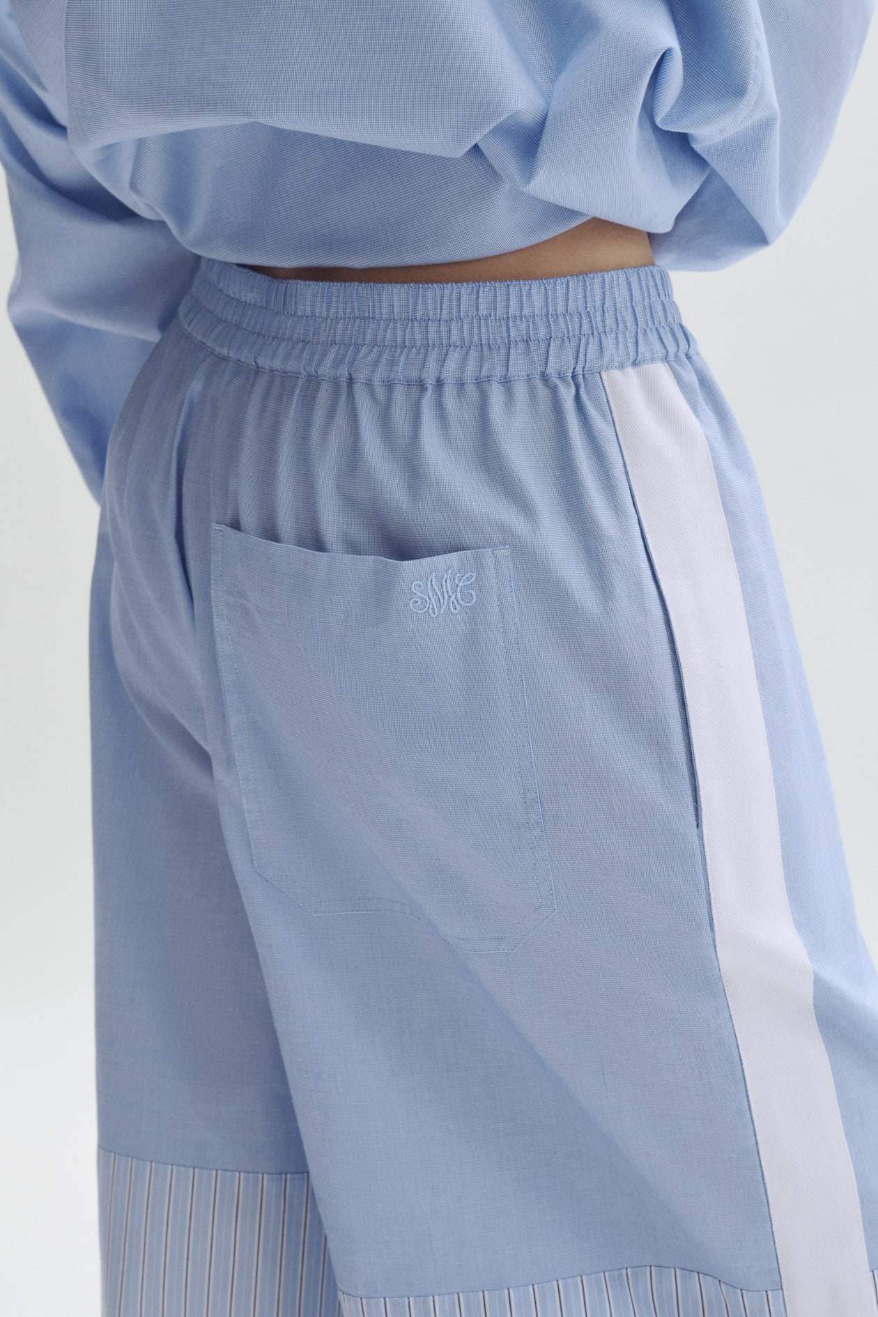 Paneled Poplin Pants - image 3