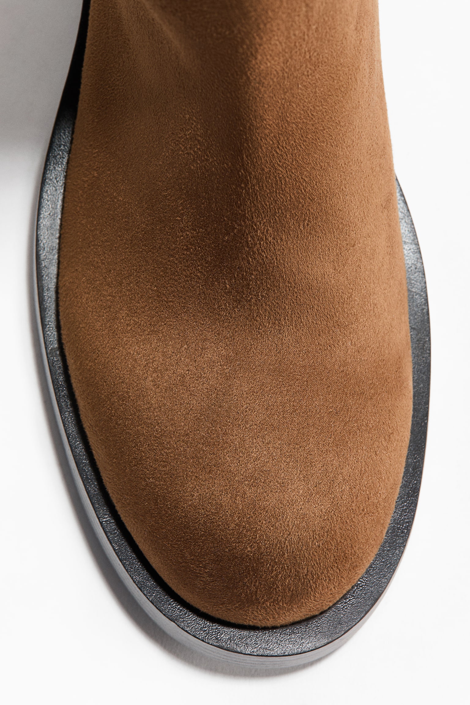 Женские ботинки H&M Knee-High, цвет: Тёмный бежевый — фото 4