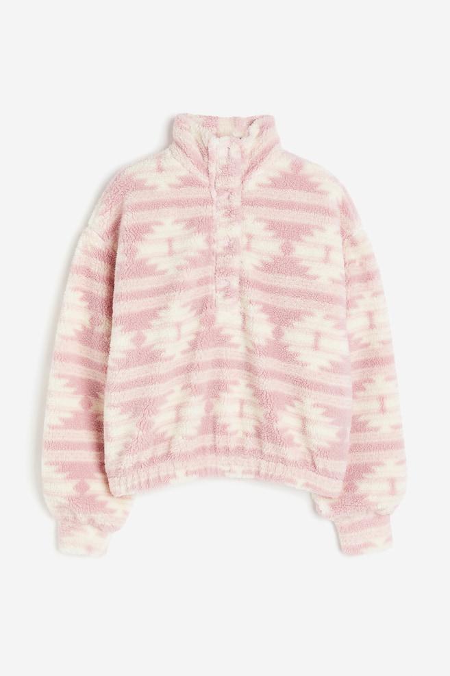 Teddy Pullover - Light pink/patterned/Dark green/patterned/Black/patterned - 1