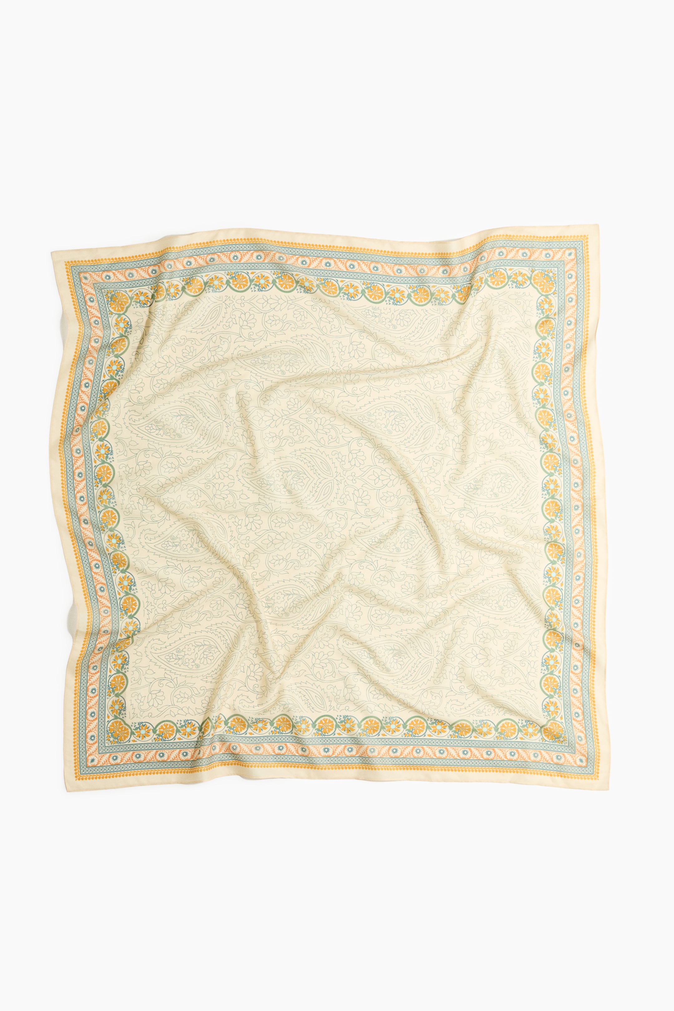 Printed Satin Scarf
