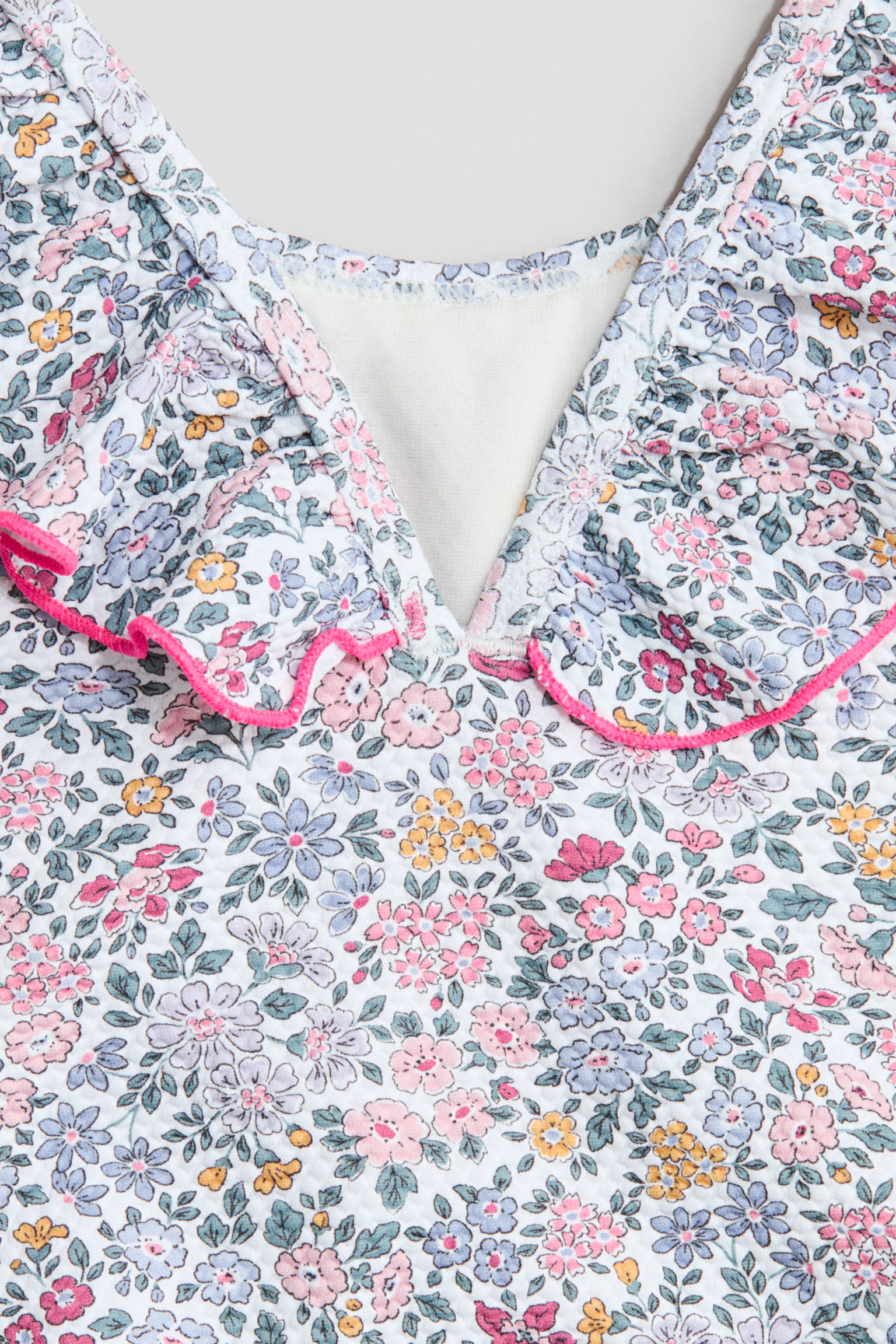 Swim set - Light purple/Floral - 3