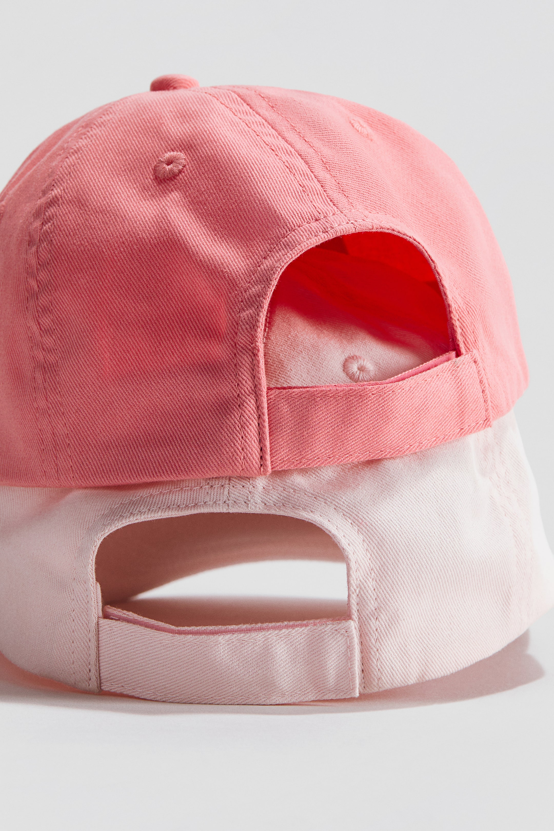 Lot de 2 casquettes en sergé coton