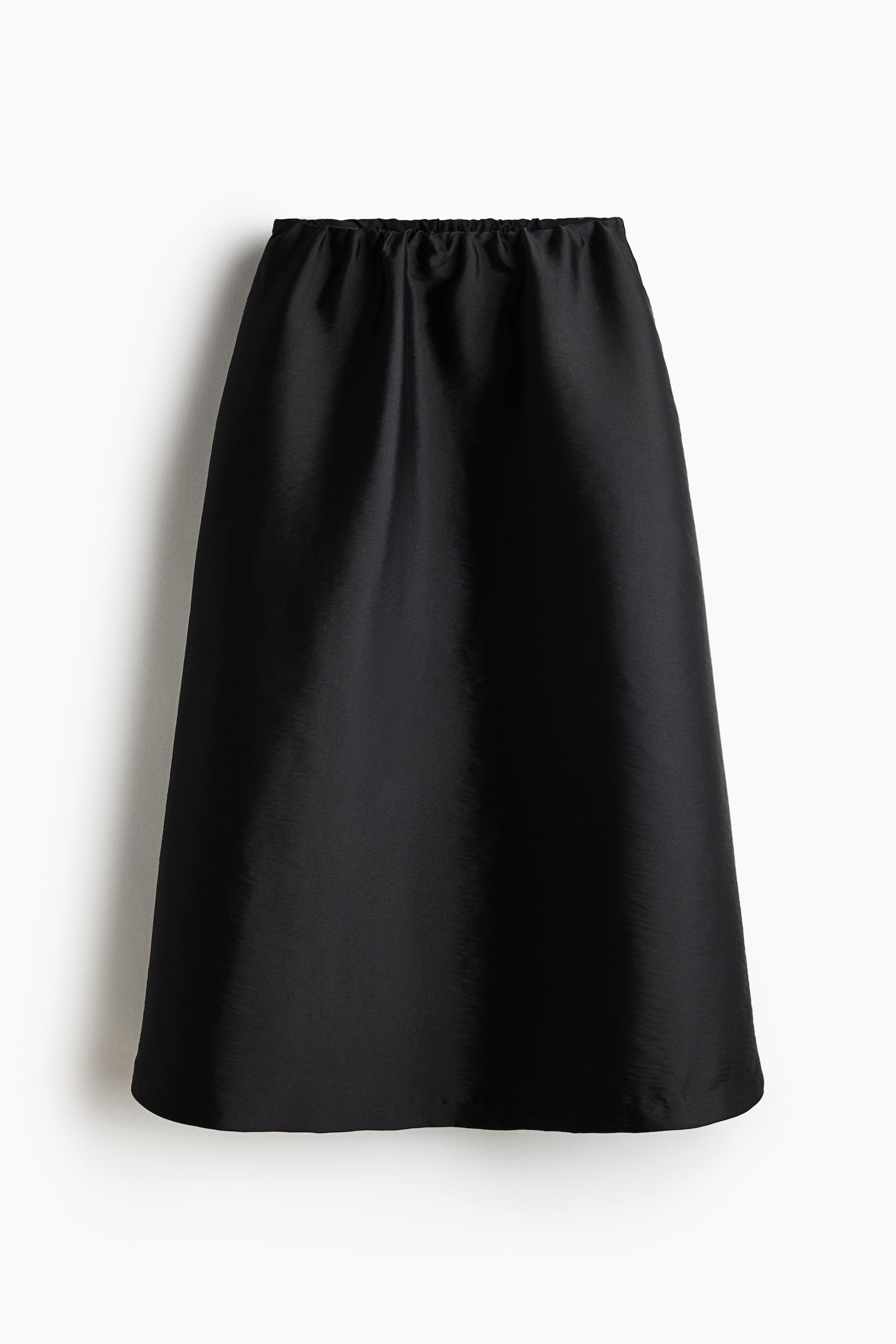 Женская юбка H&M A-Line Midi, цвет: Чёрный