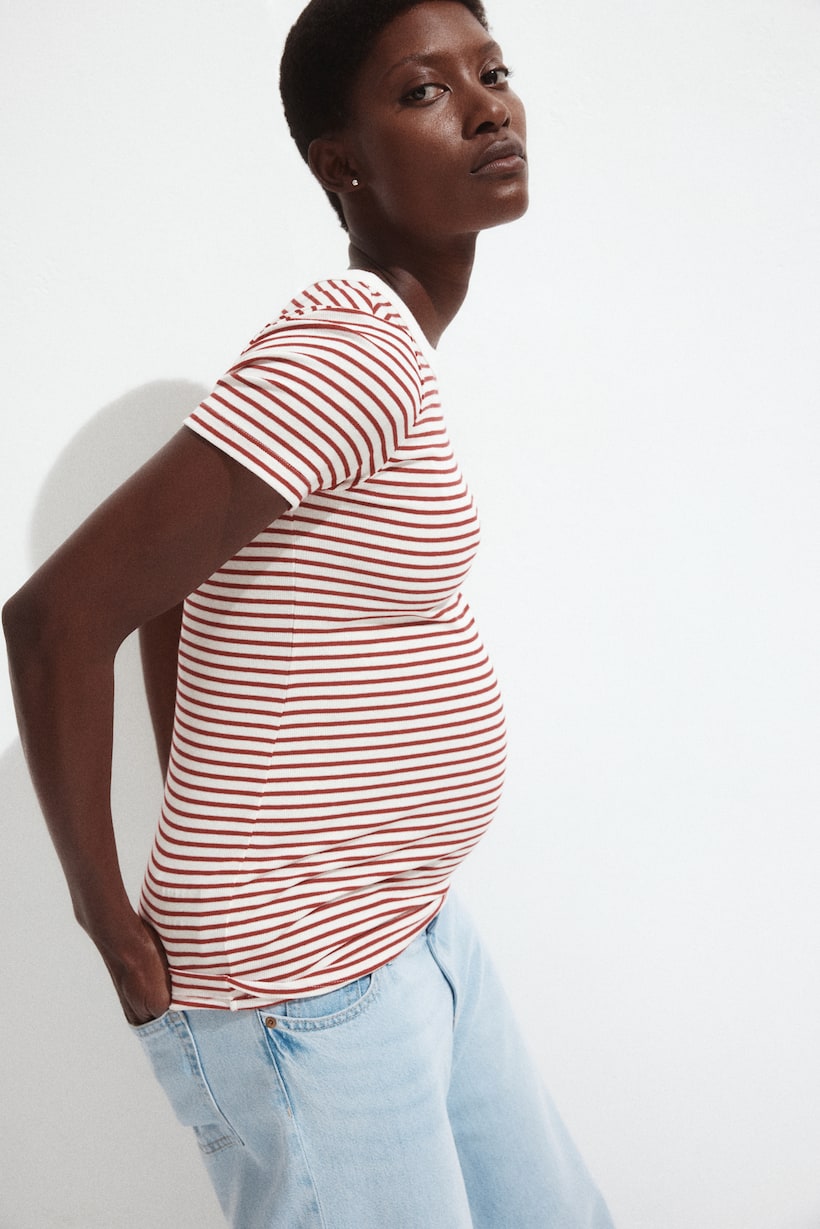 Camicia Premaman T-shirt In Cotone Elasticizzato City Flowers