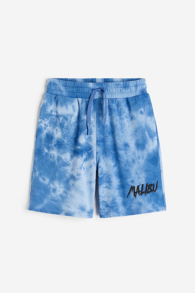 Shorts en french terry - Azul/Malibu - 1