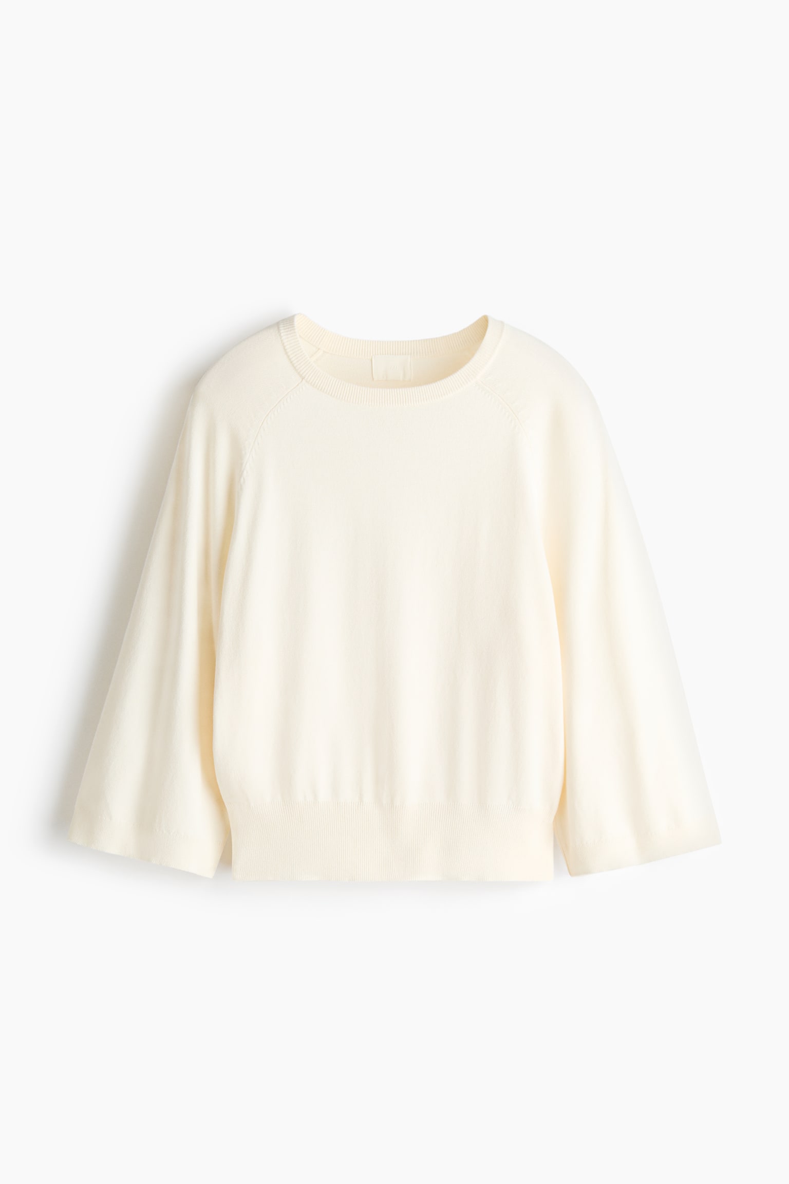 Fine-knit top - Cream/Red/Black - 2