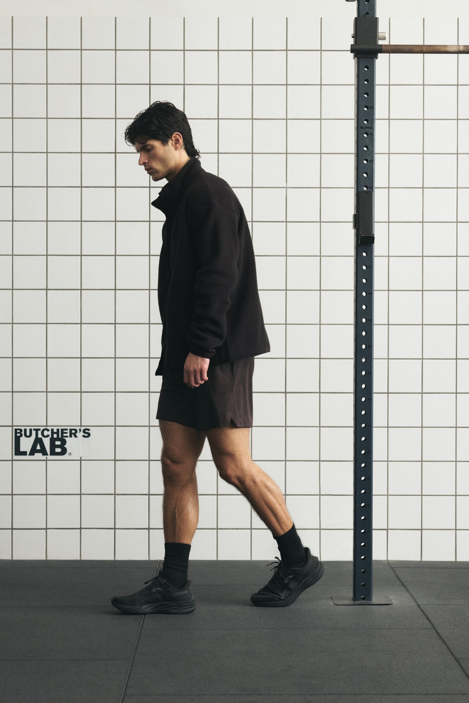 Regular Fit Teddy jacket - Black - 7