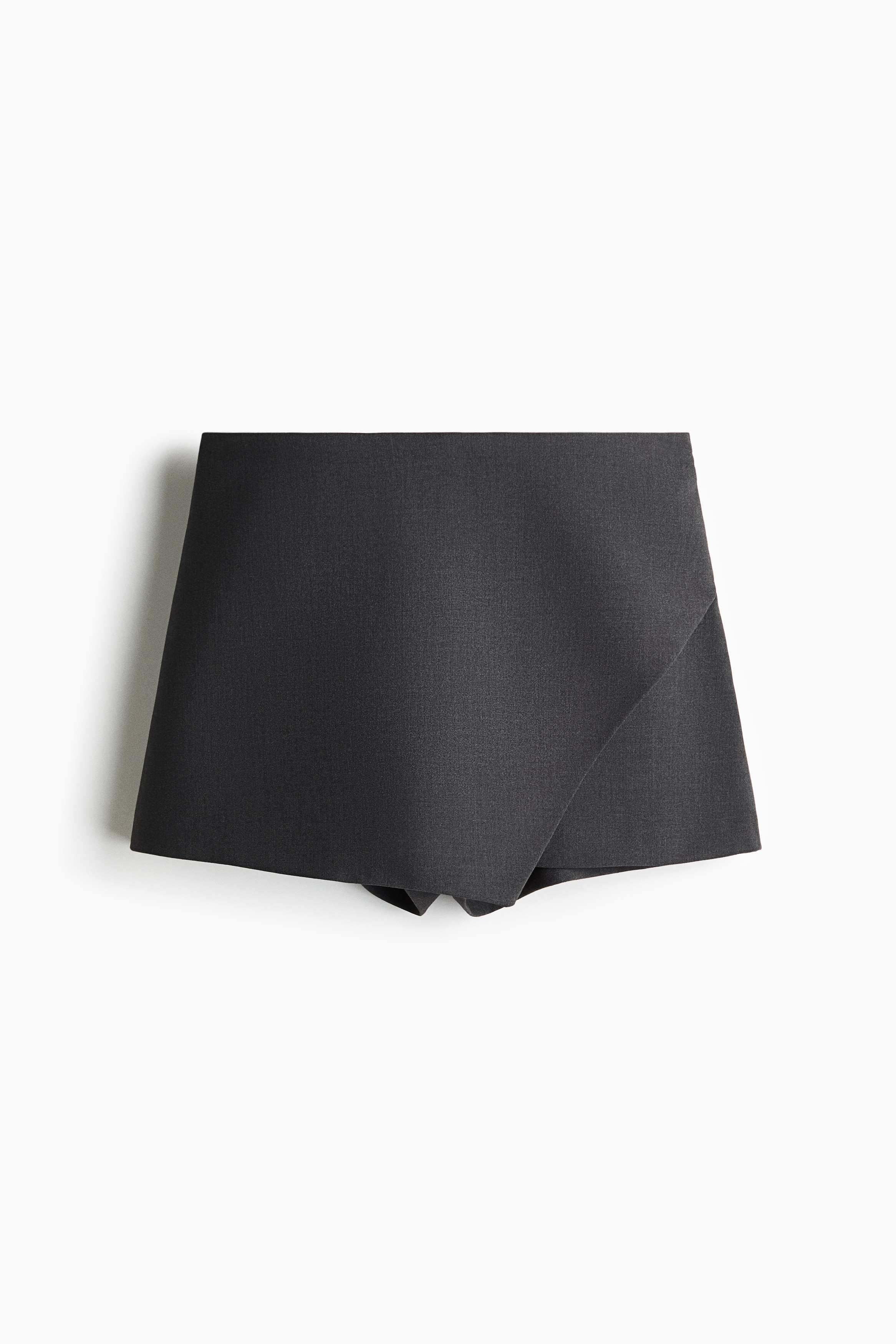 Wrap skort - Dark grey/Black
