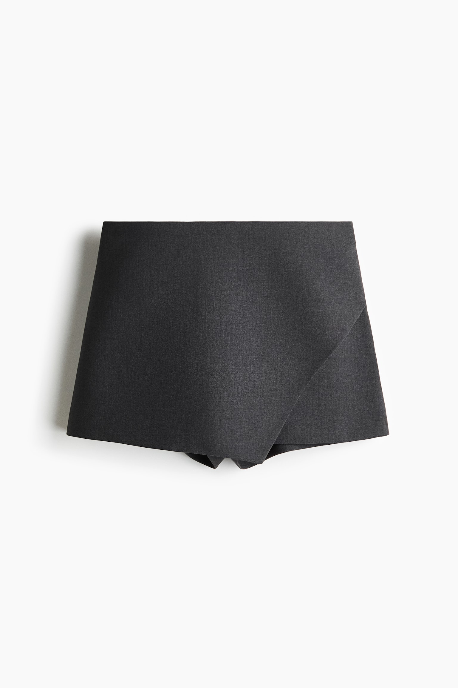 Wrap skort - Dark grey - 2