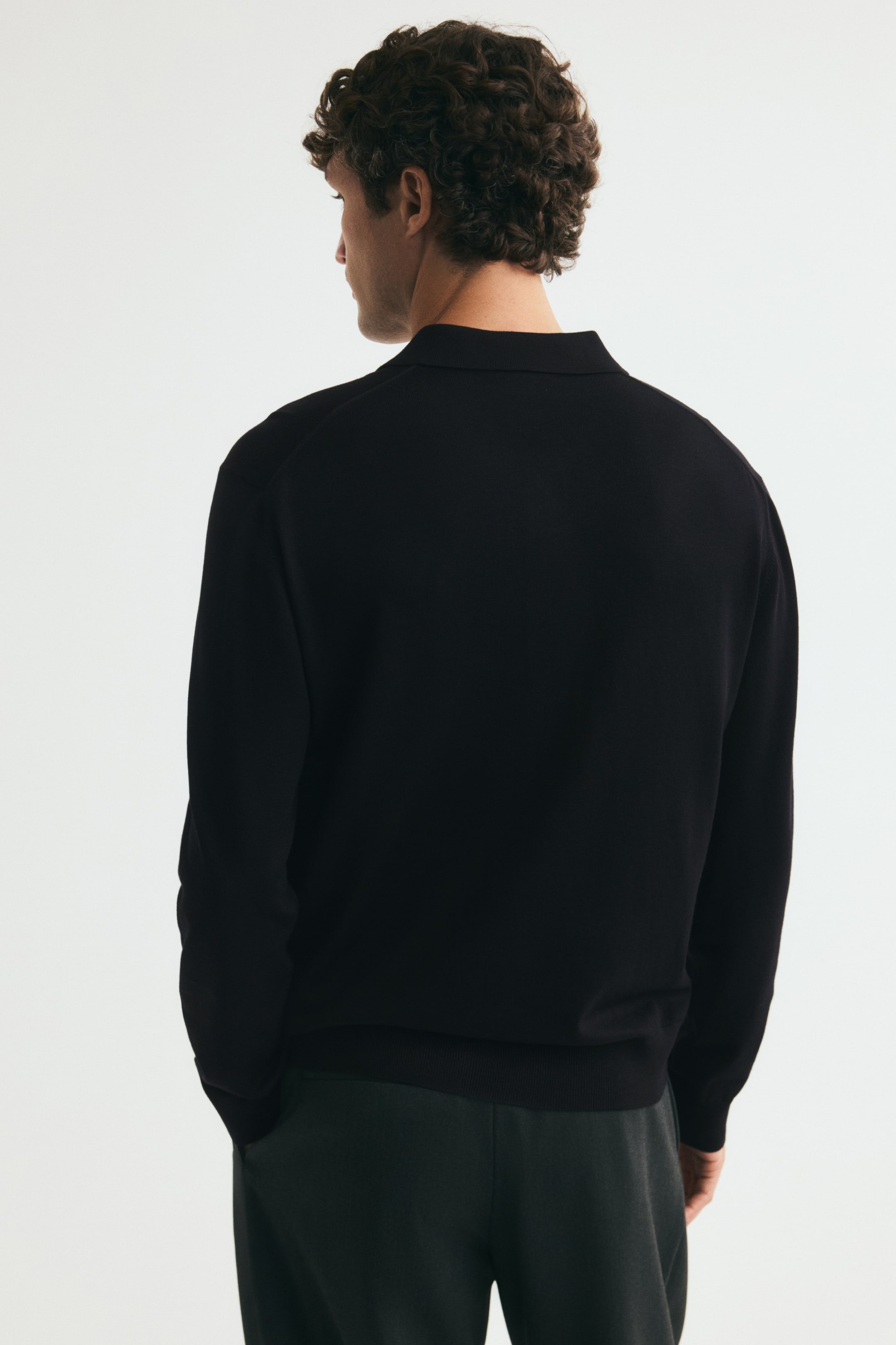Regular-Fit Knit Polo Shirt
