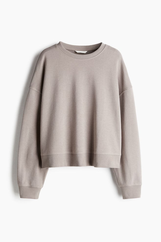 Sweatshirt - Greige/Grey marl/Grey marl/Black - 1