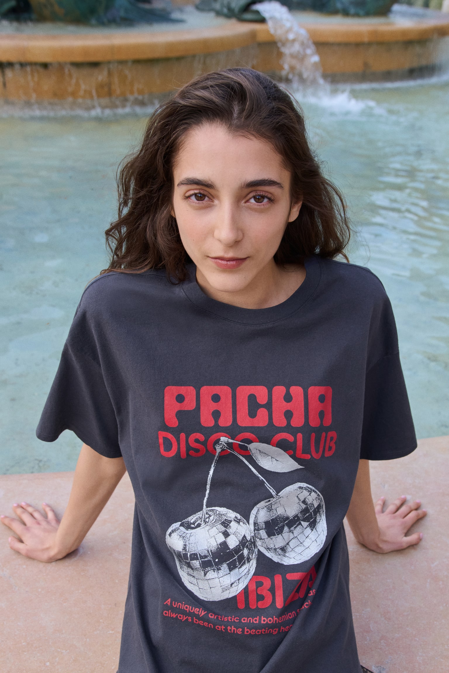 Oversized printed T-shirt - Dark grey/Pacha/Dark grey/Pacha/Cream/Pacha/White/Ford/White/Blondie/White/Henri Matisse/White/Coca-Cola/White/Leonardo da Vinci/Black/Simon Pietersz Verelst - 1