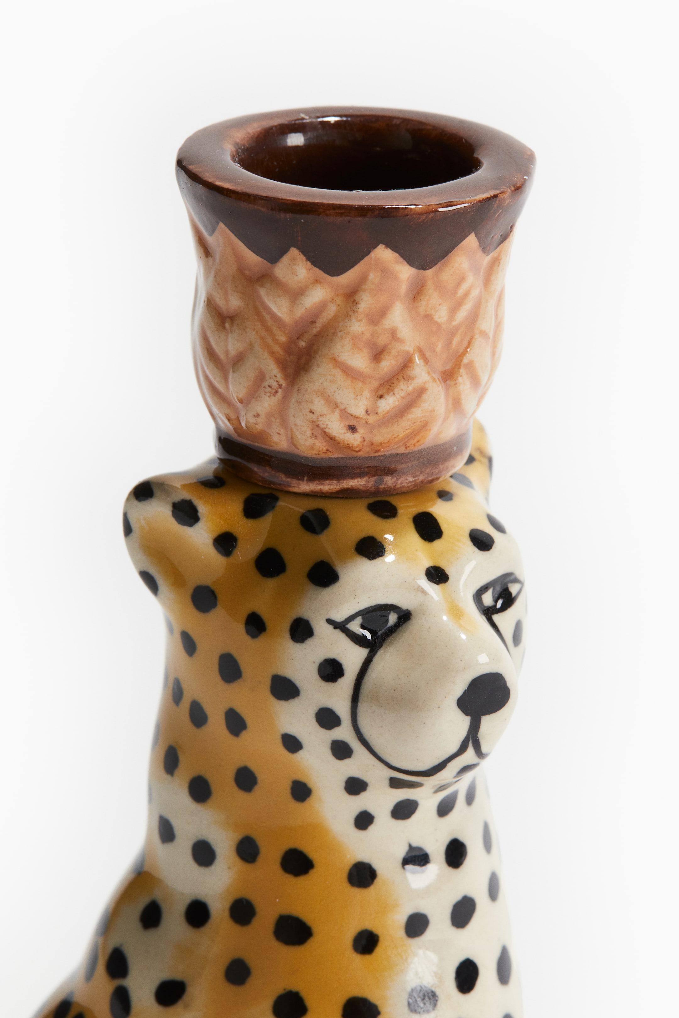 Cheetah Candlestick