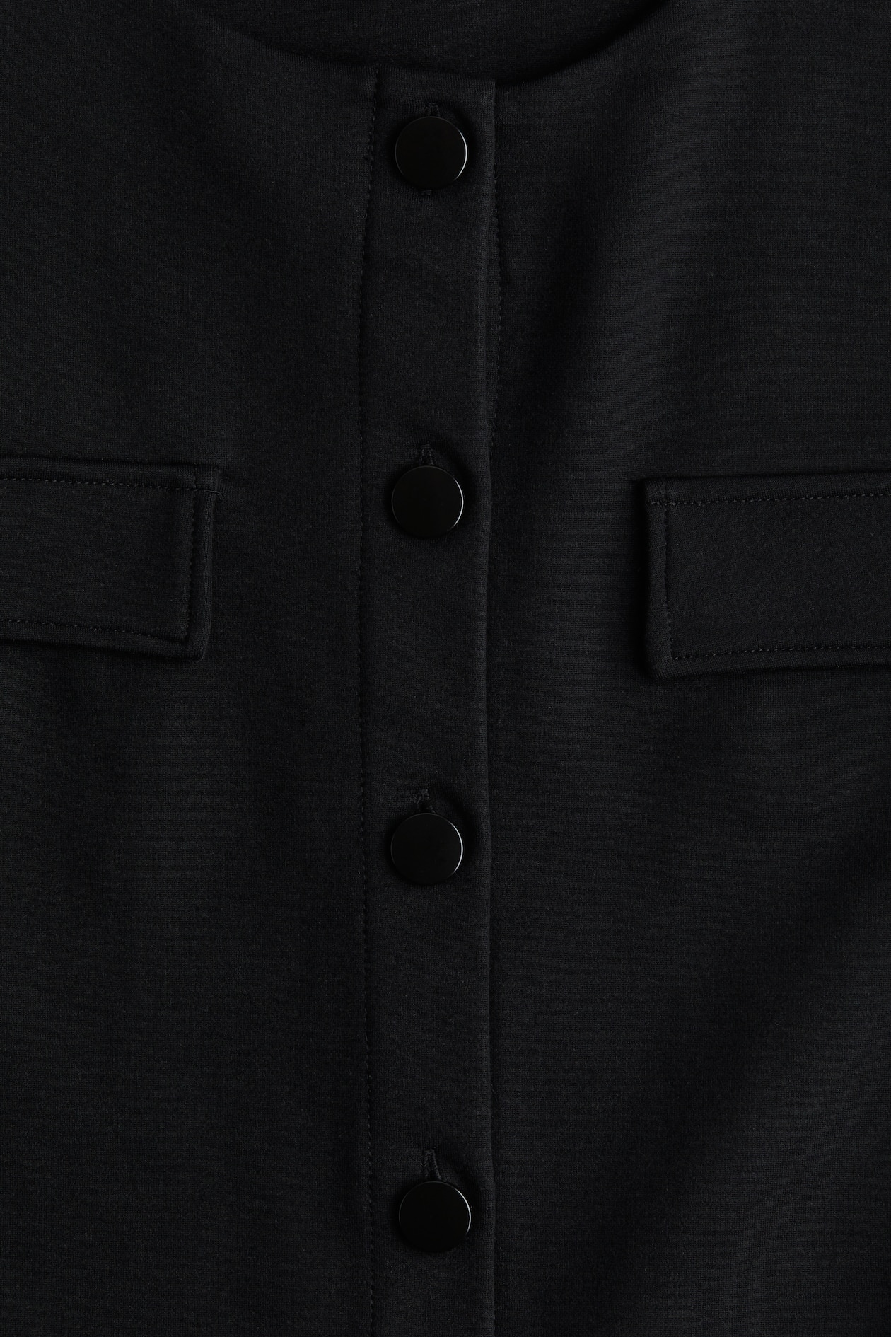 Pocket-Detail Jersey Cardigan - image 2