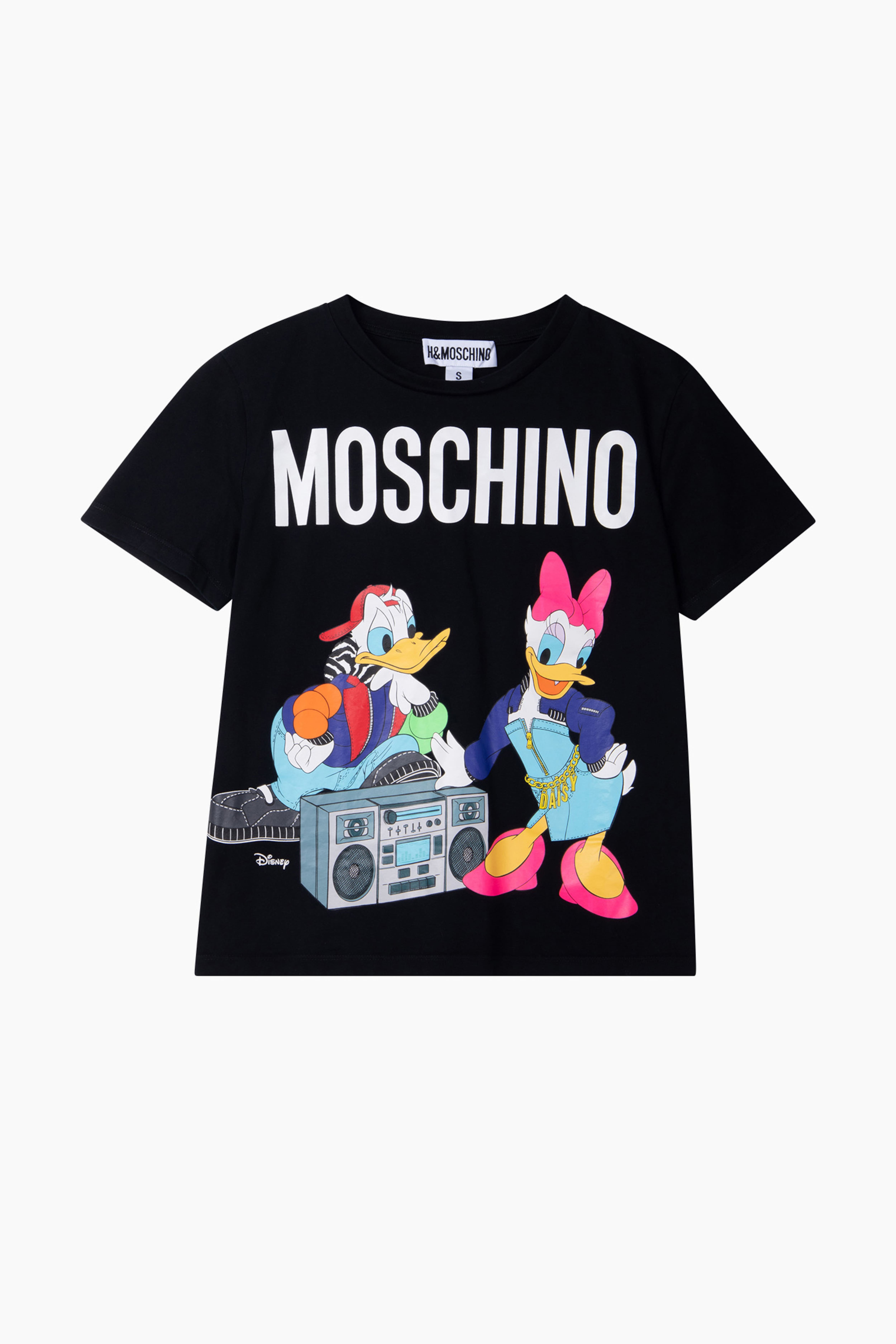 MOSCHINO tv H M T shirt Storlek 36 Svart DAM H M SE