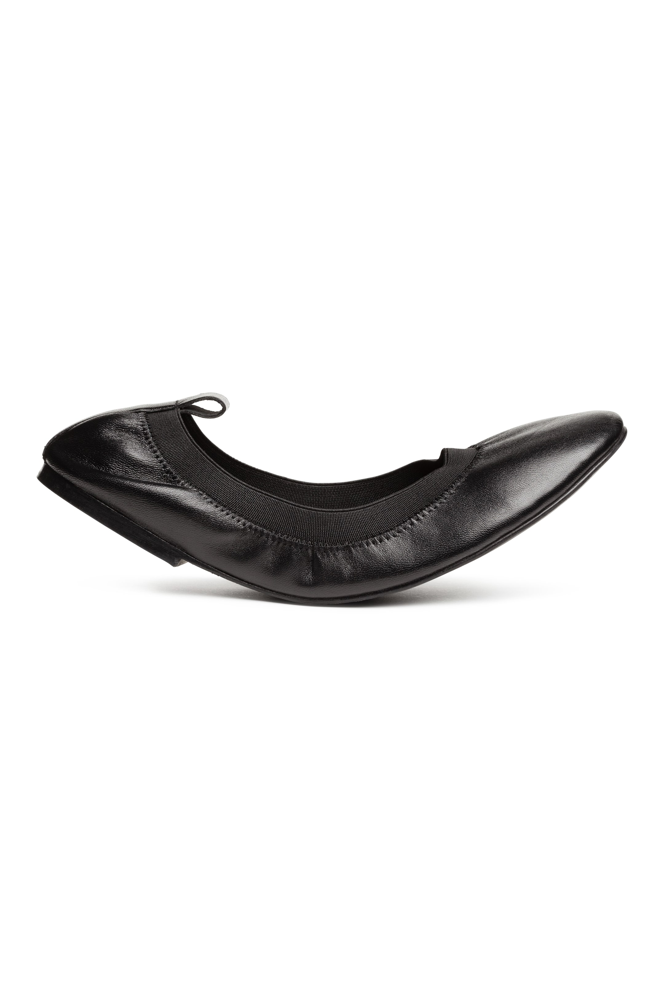 View larger image: Leather ballet pumps - Black - Ladies | H&M GB 1