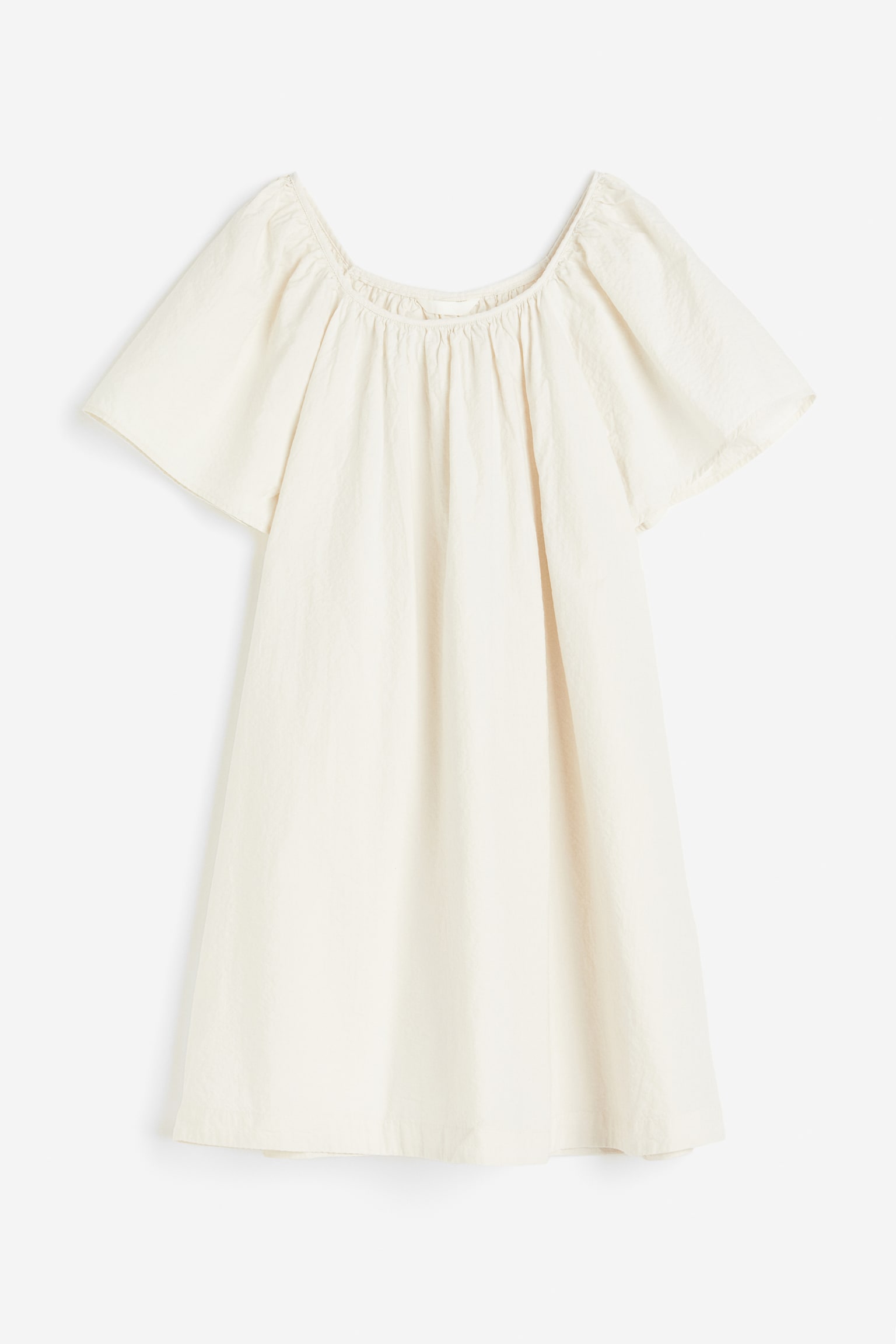 Square-neck dress - Cream - 2