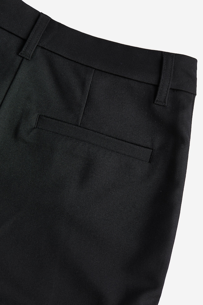 Flared tailored trousers - Black/Dark grey marl/Light beige/Dark blue/Pinstriped - 4