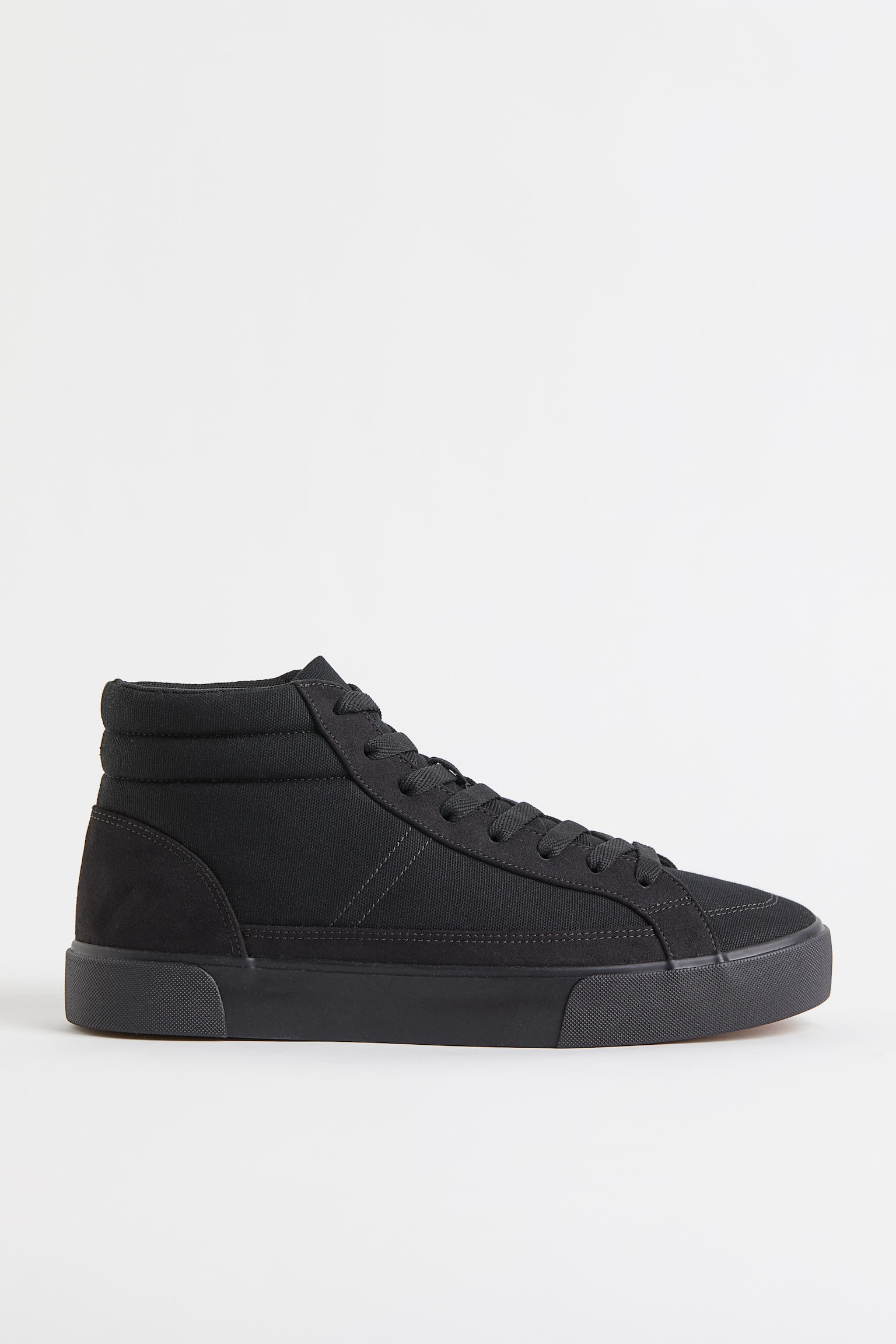 Hi Top Sneakers - Black - 1