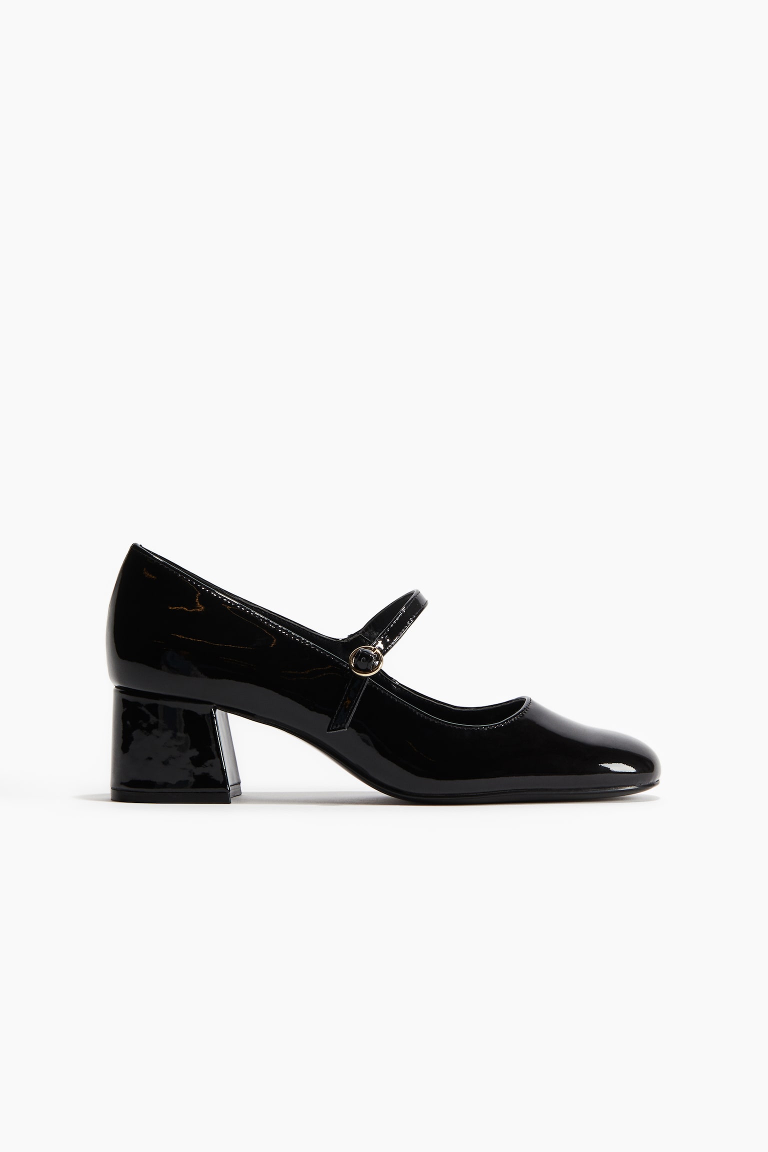 Patent Mary Janes - Black - 1