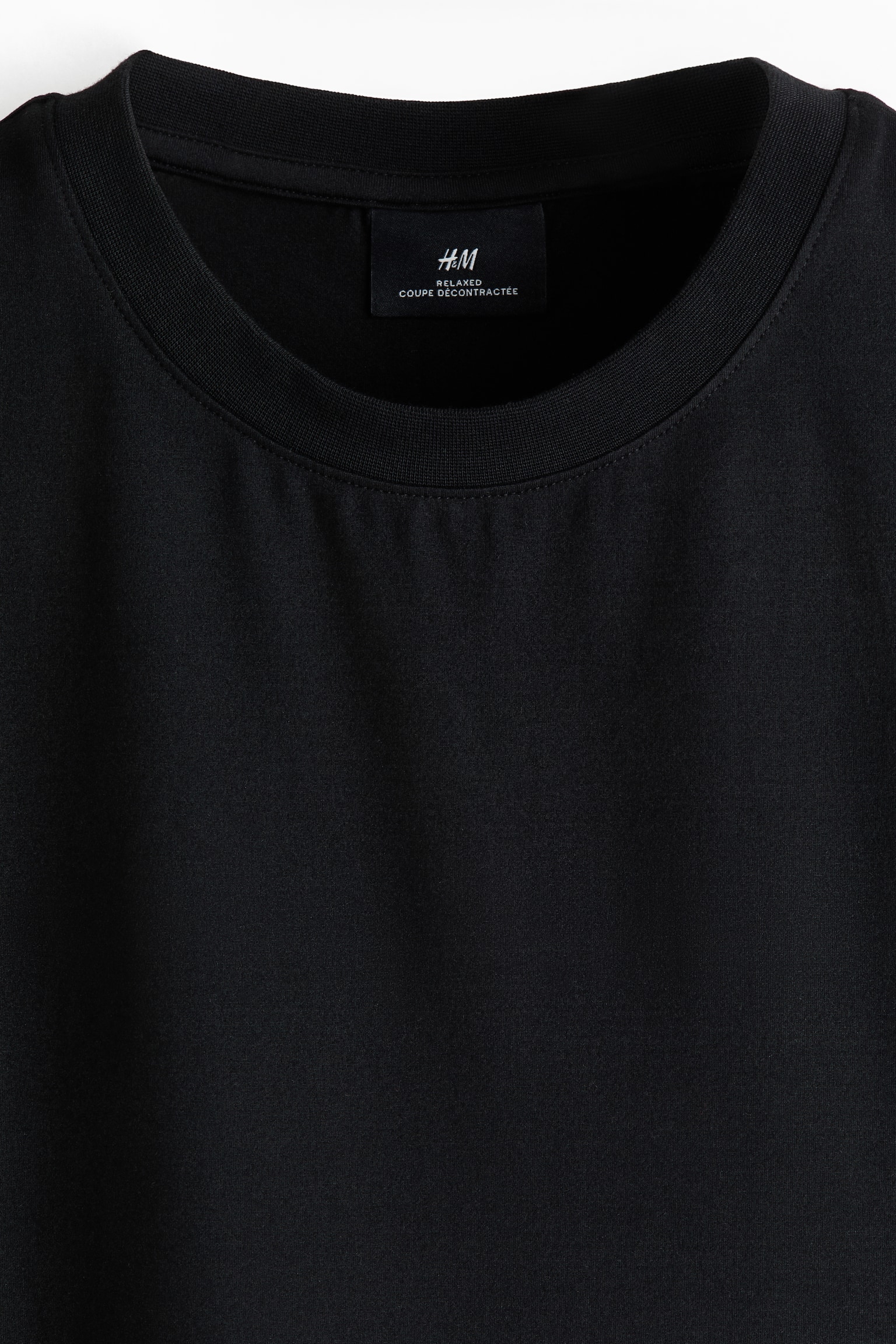 Мужская майка H&M свободного кроя, цвет: Чёрный — фото 6