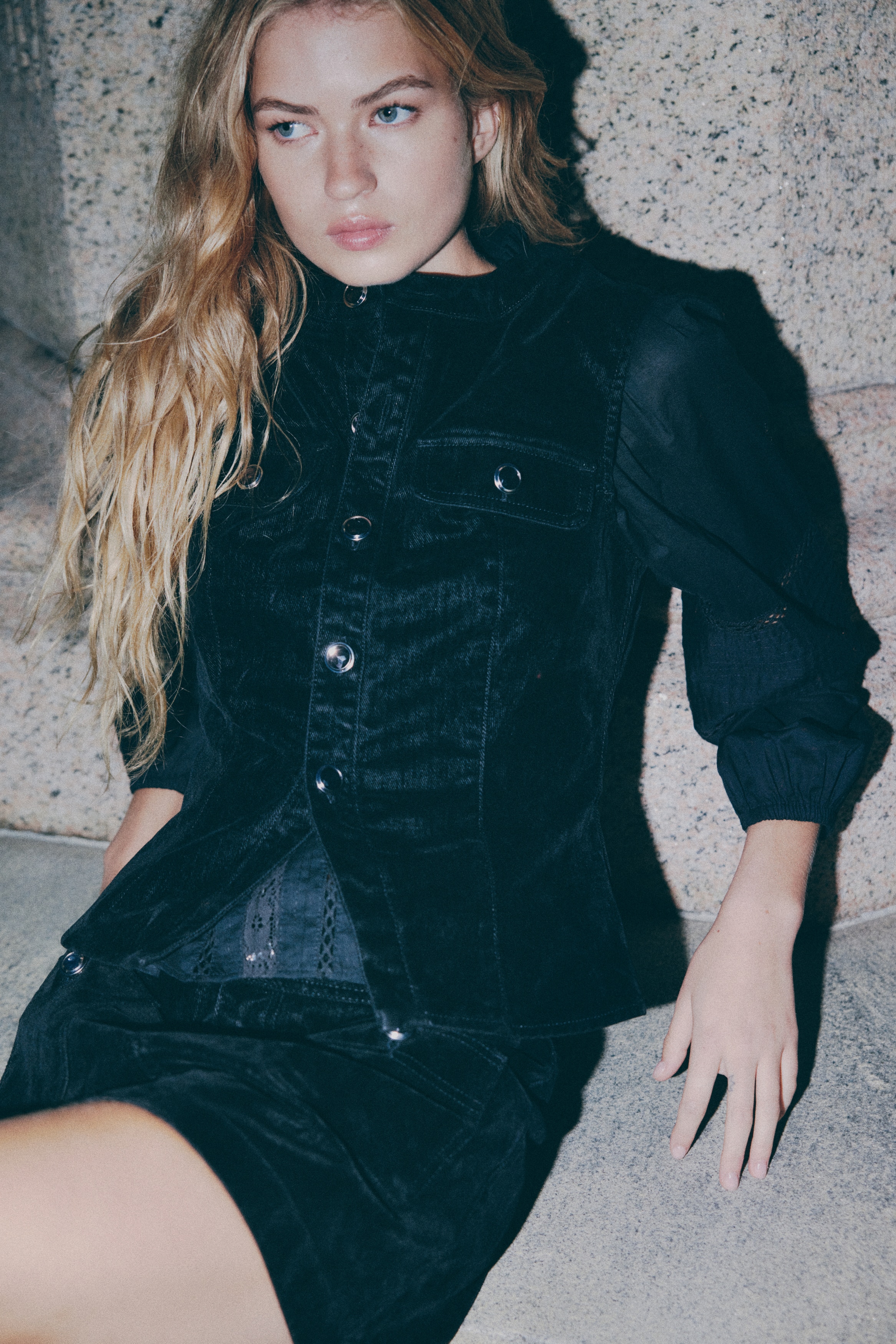 Denim waistcoat
