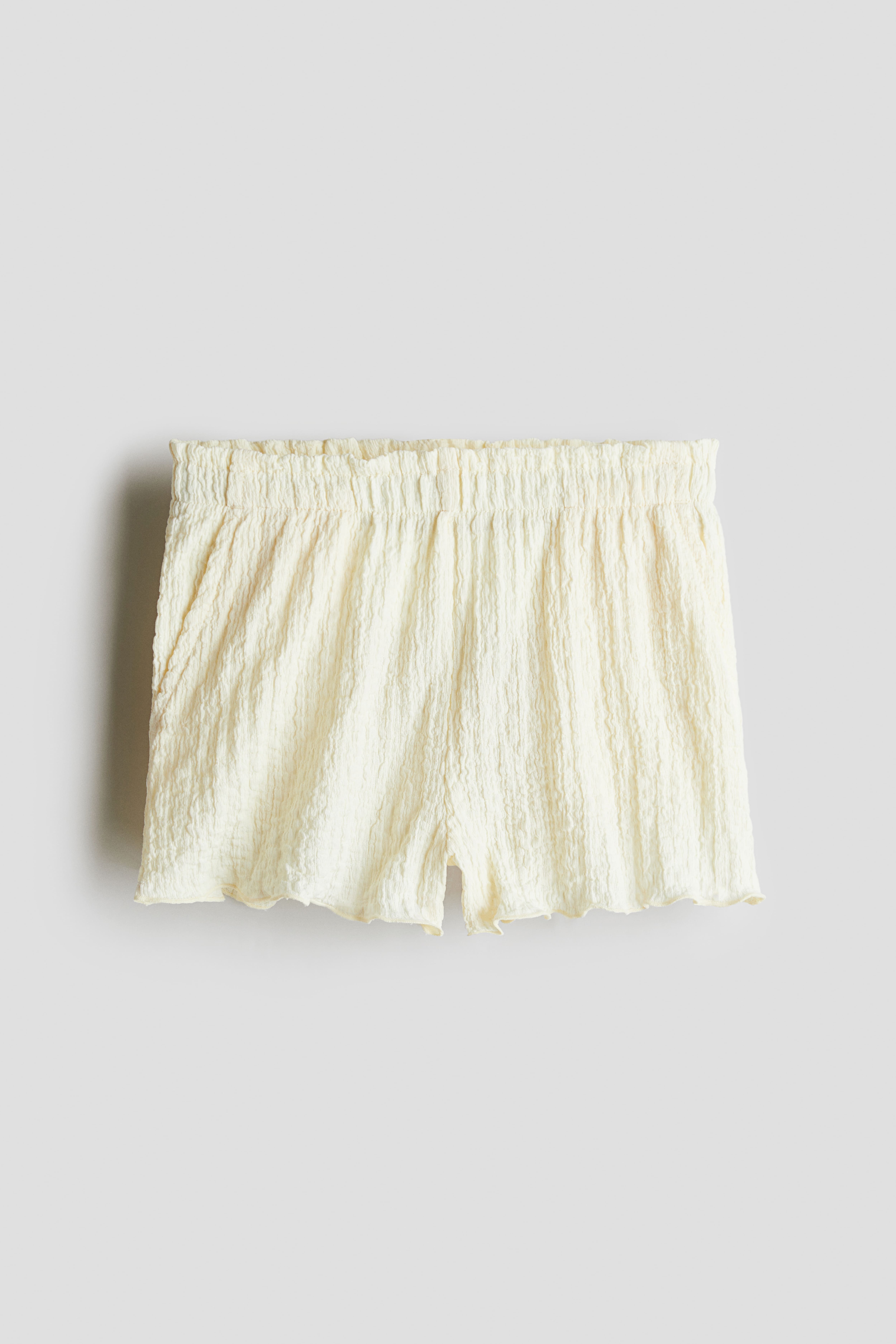 Crinkled Jersey Shorts