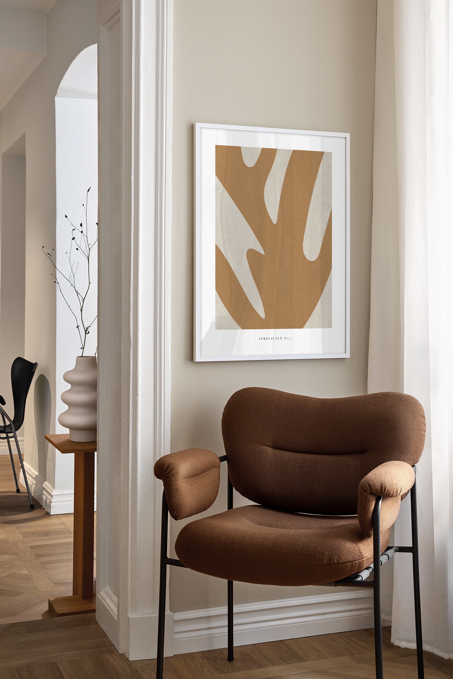 Simplicité No.1 Plakat - Brun/beige