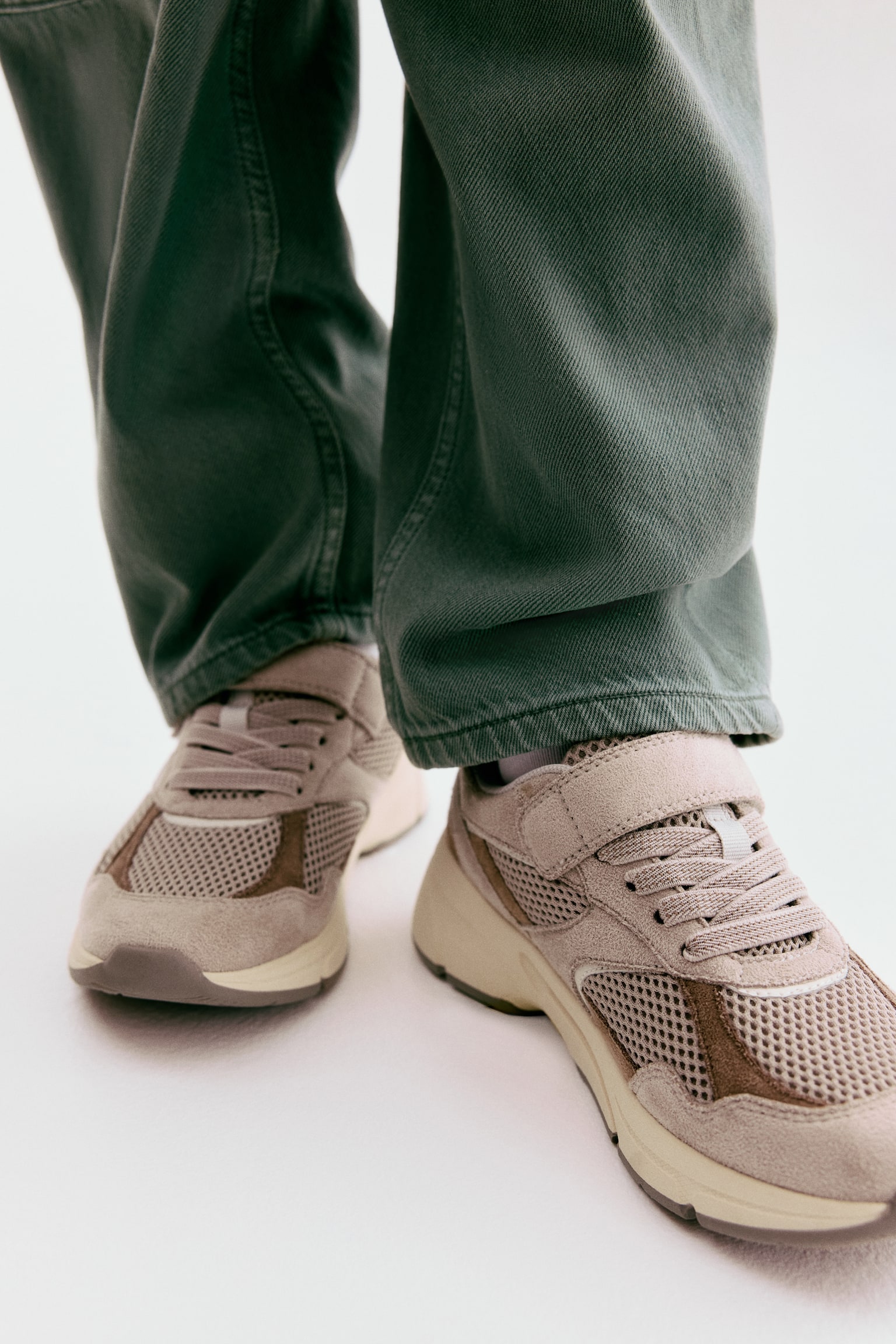 Sneakers - Beige/color block/Crème - 1