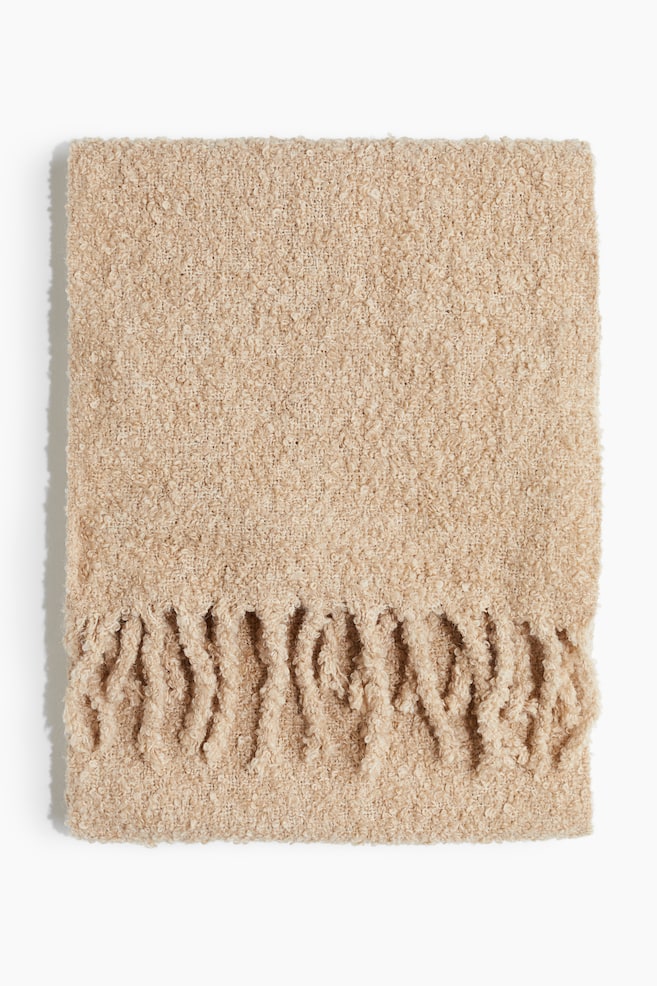 Knitted scarf - Beige - 1