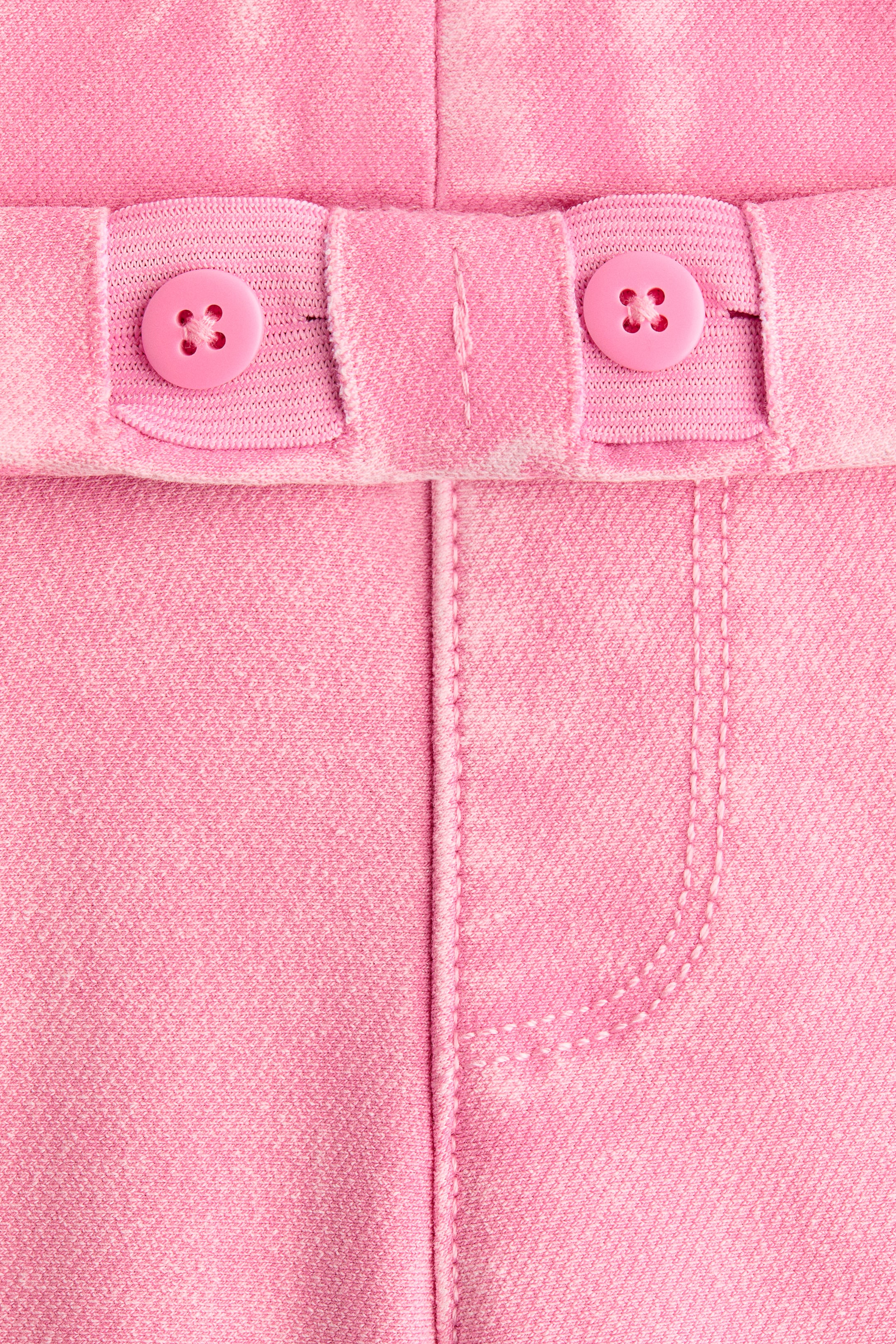 View larger image: Denim-look wide-leg jeggings - Pink - Kids | H&M IN 2