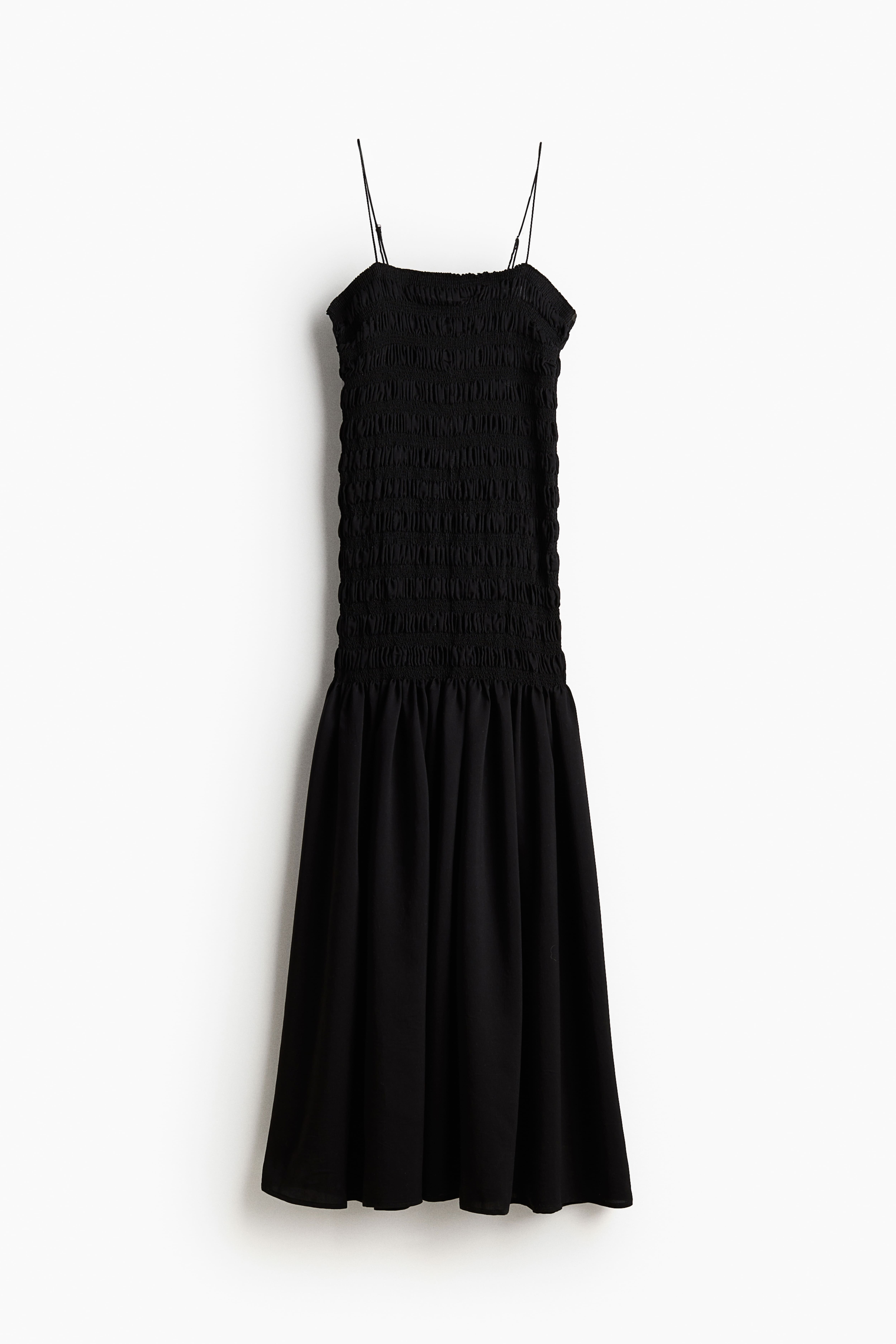 H and m black maxi dress best sale