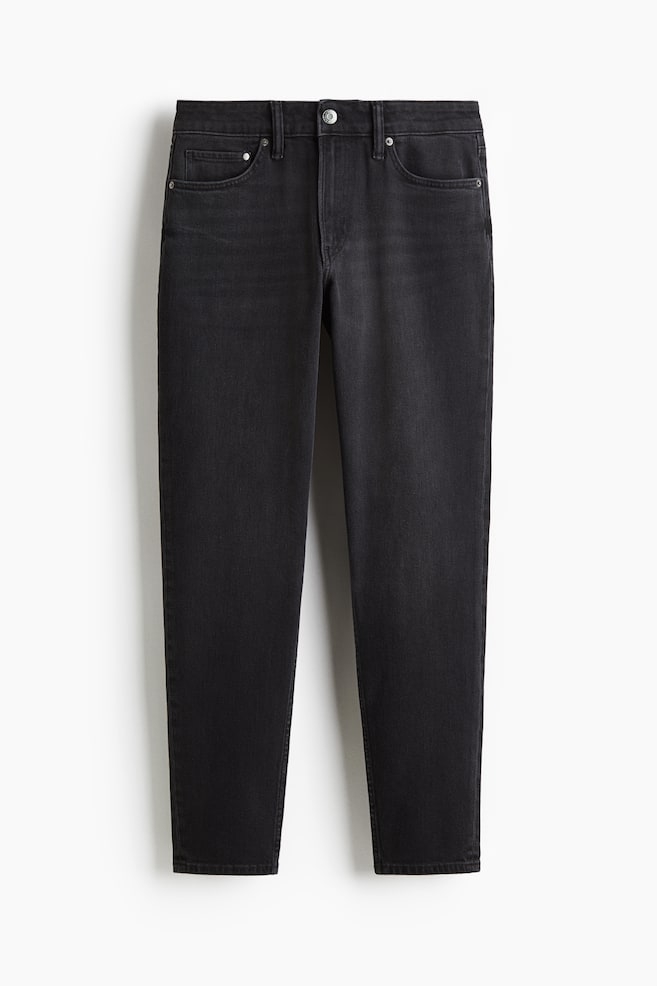 Regular Tapered Jeans - Black/Denim blue/Grey/Light denim blue/Denim blue - 1