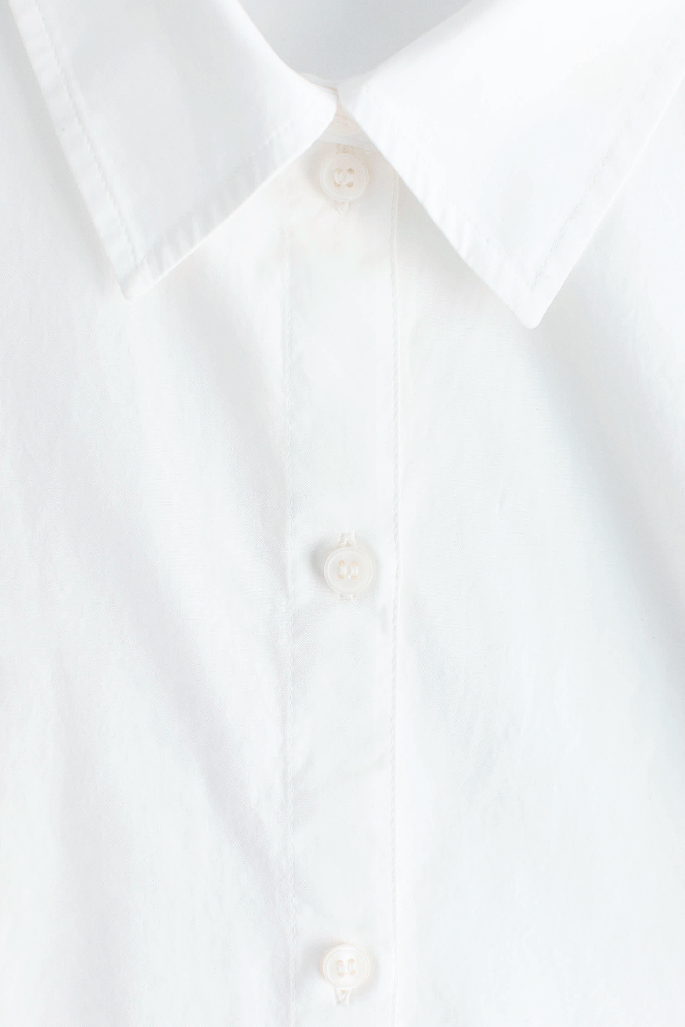 Tapered-Waist Poplin Shirt - thumbnail 2