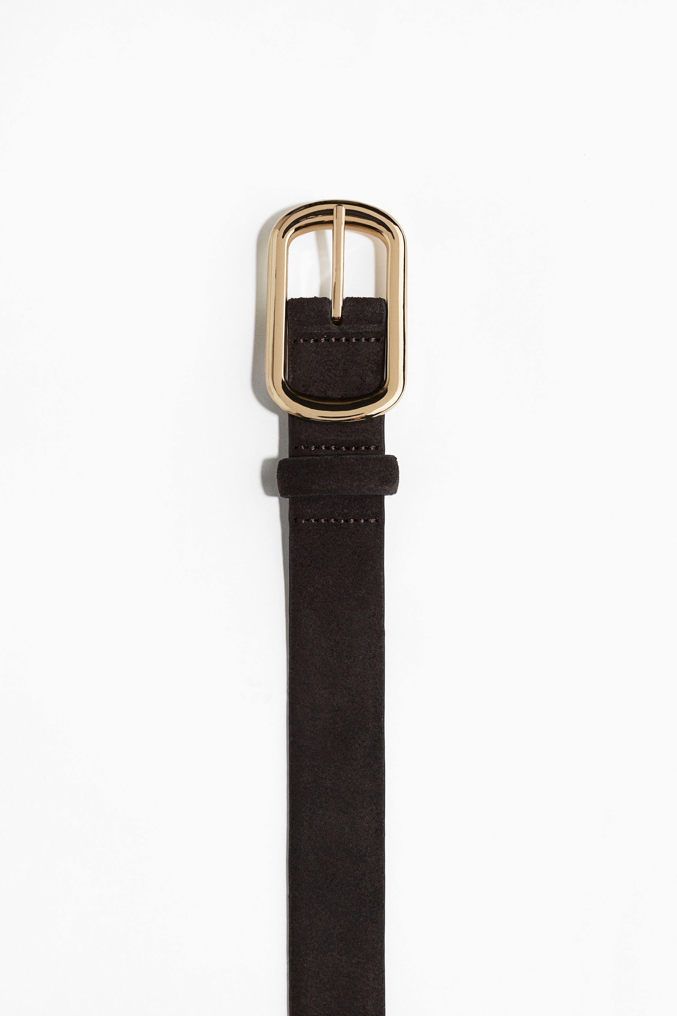 Suede Belt - Dark brown - Ladies | H&M US display picture 2