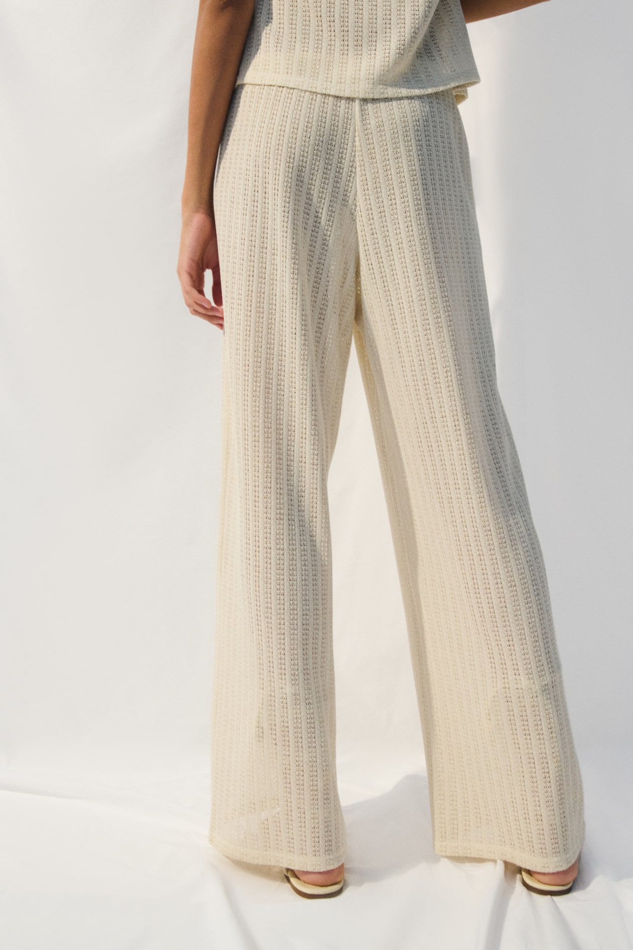 Knit Drawstring Pants - image 2