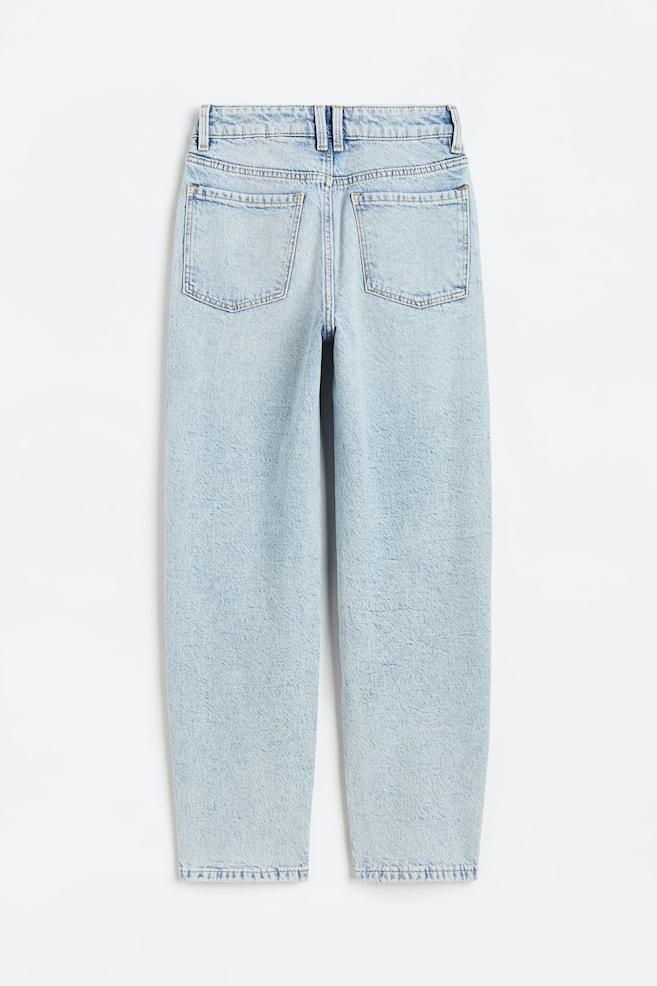 Relaxed Tapered Fit Jeans - Hellblau - 6