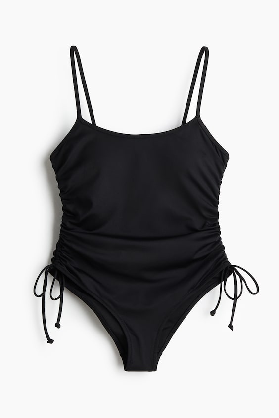 Женские купальники H&M Padded-Cup High-Leg Swimsuit