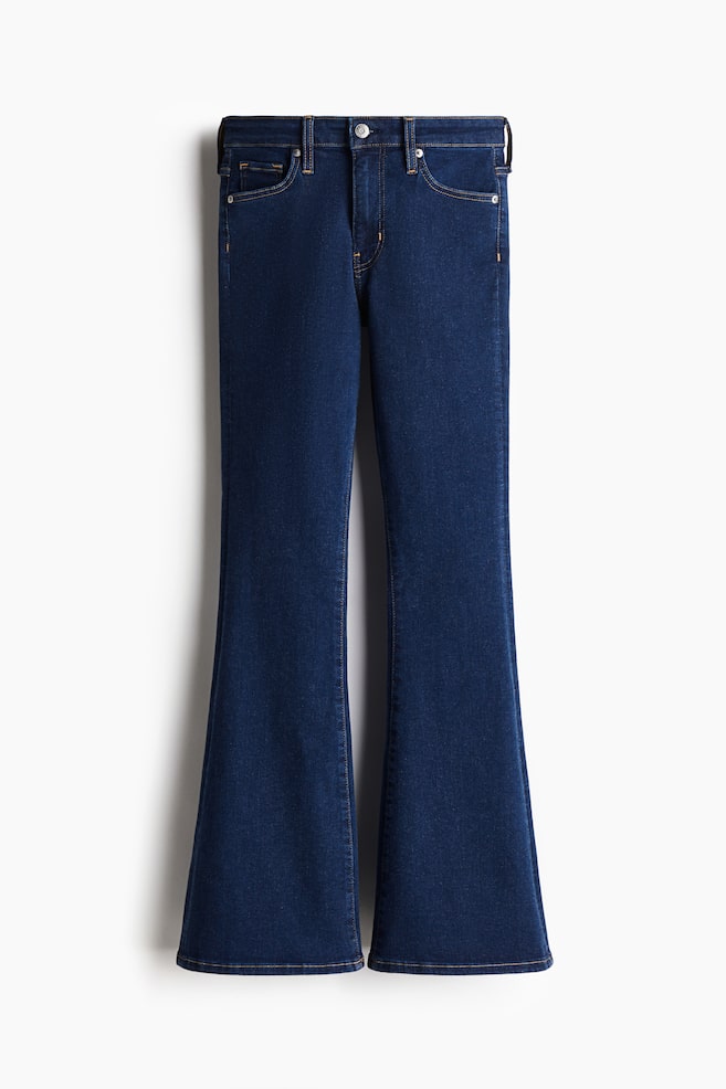 Flared Ultra High Jeans - Dark denim blue/Dark denim gray/Denim blue/Denim blue - 1