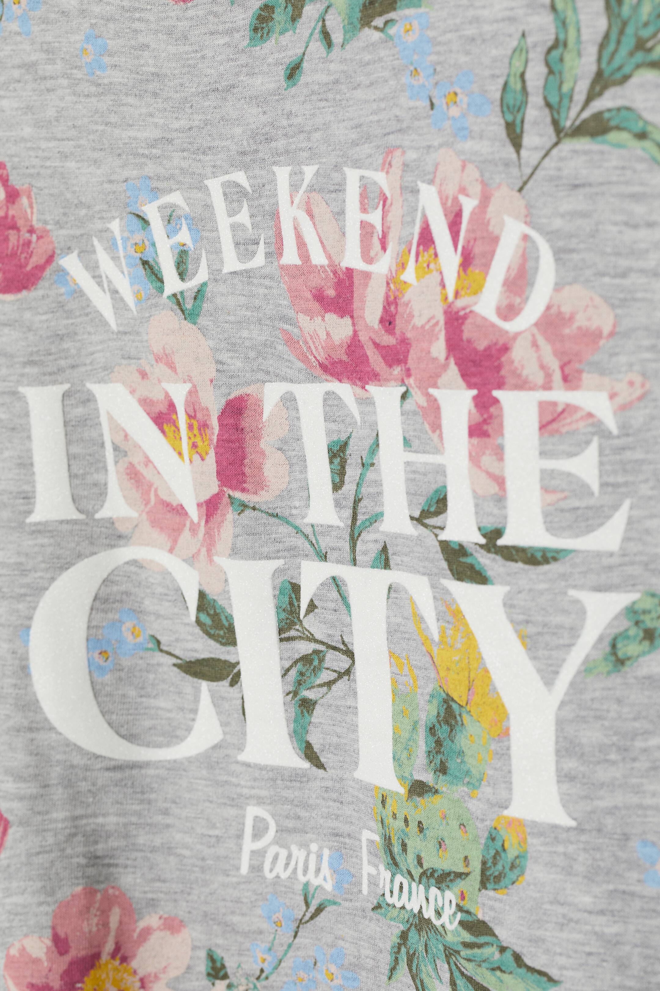 Größeres Bild ansehen: Bedrucktes Jerseyshirt - Hellgraumeliert/Paris - Kids | H&M DE 2