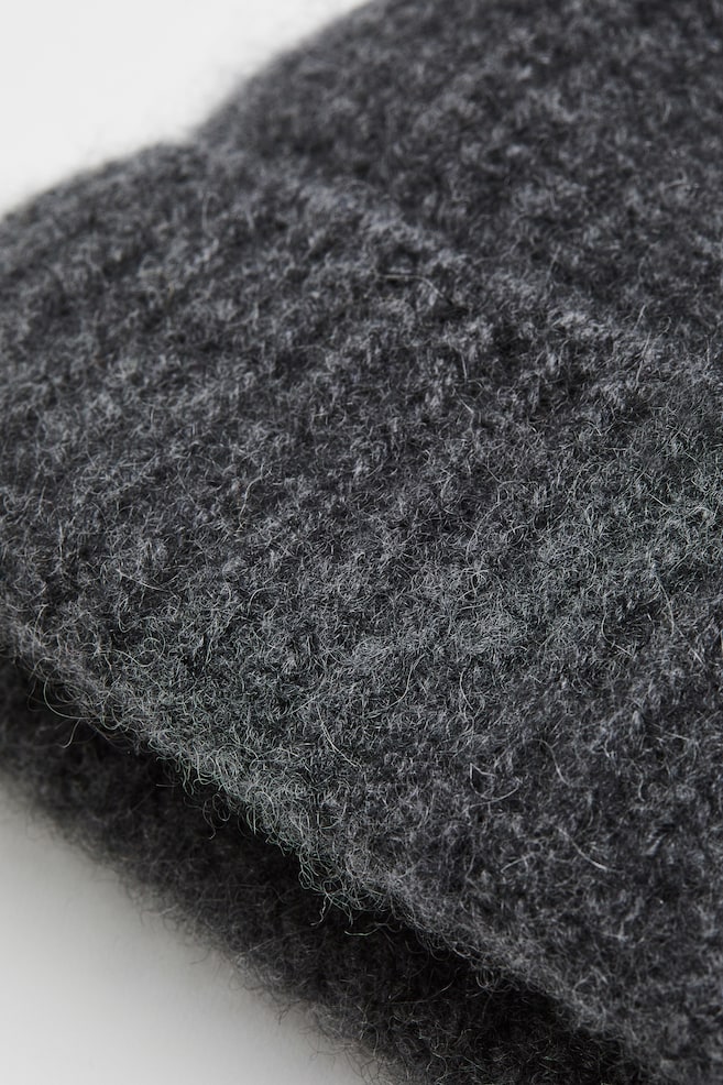 Rib-knit cashmere hat - Dark grey/Black/Grey marl/Dark blue/dc/dc/dc - 2