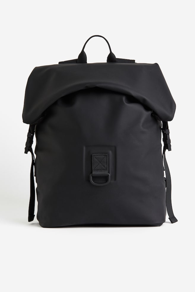 Water-repellent sports backpack - Black/Dark green - 1