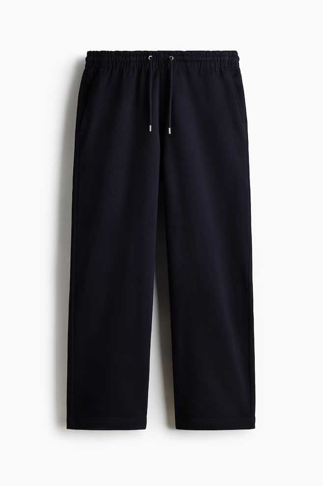 Loose-Fit Sweatpants - Navy blue/Light gray melange/Black/Brown/Light gray - 1